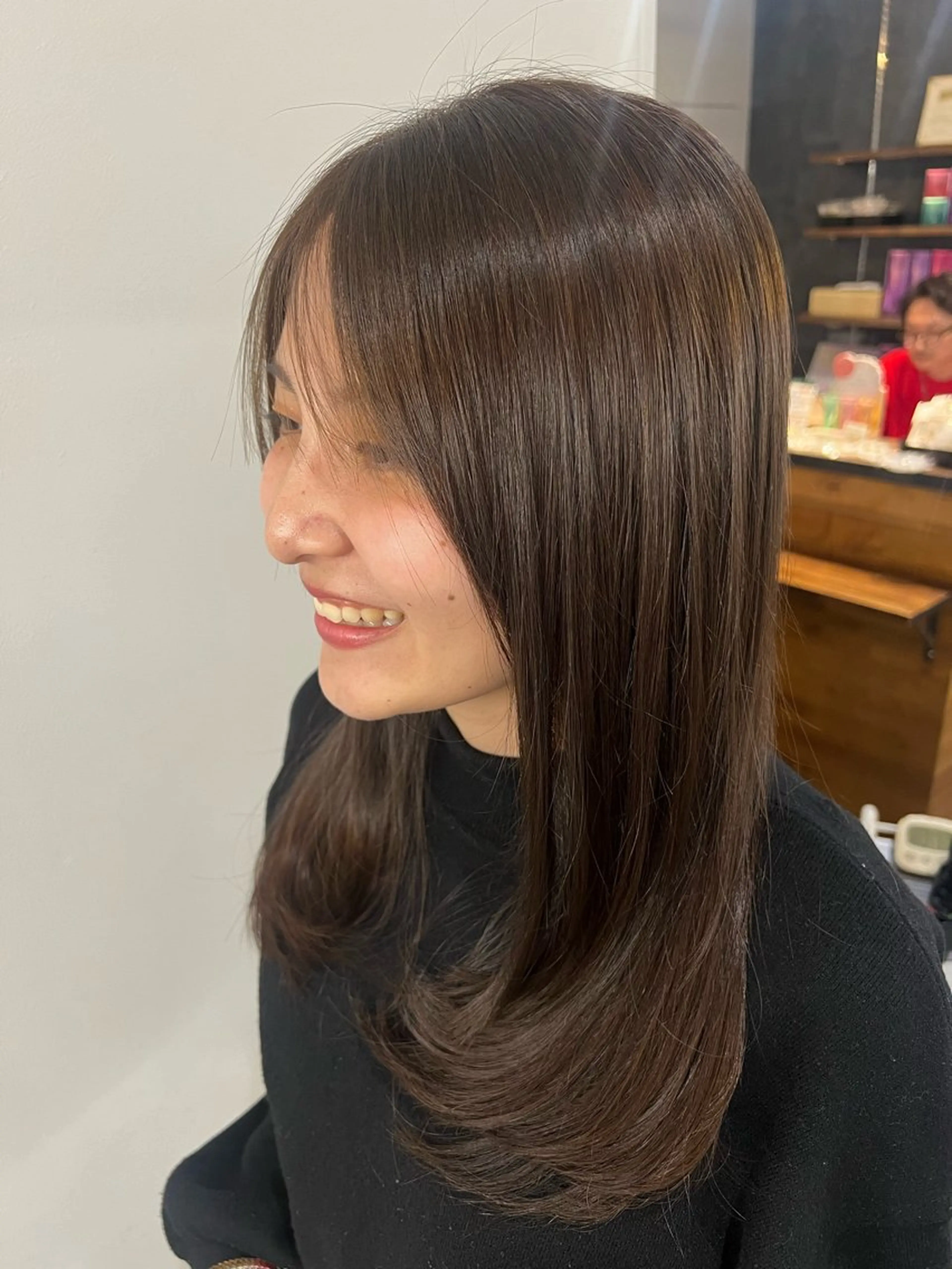 カラー ベージュカラー 縮毛矯正 ヘアカラー ACT 表参道所属・YUINA モデル様募集🍀のヘアスタイル