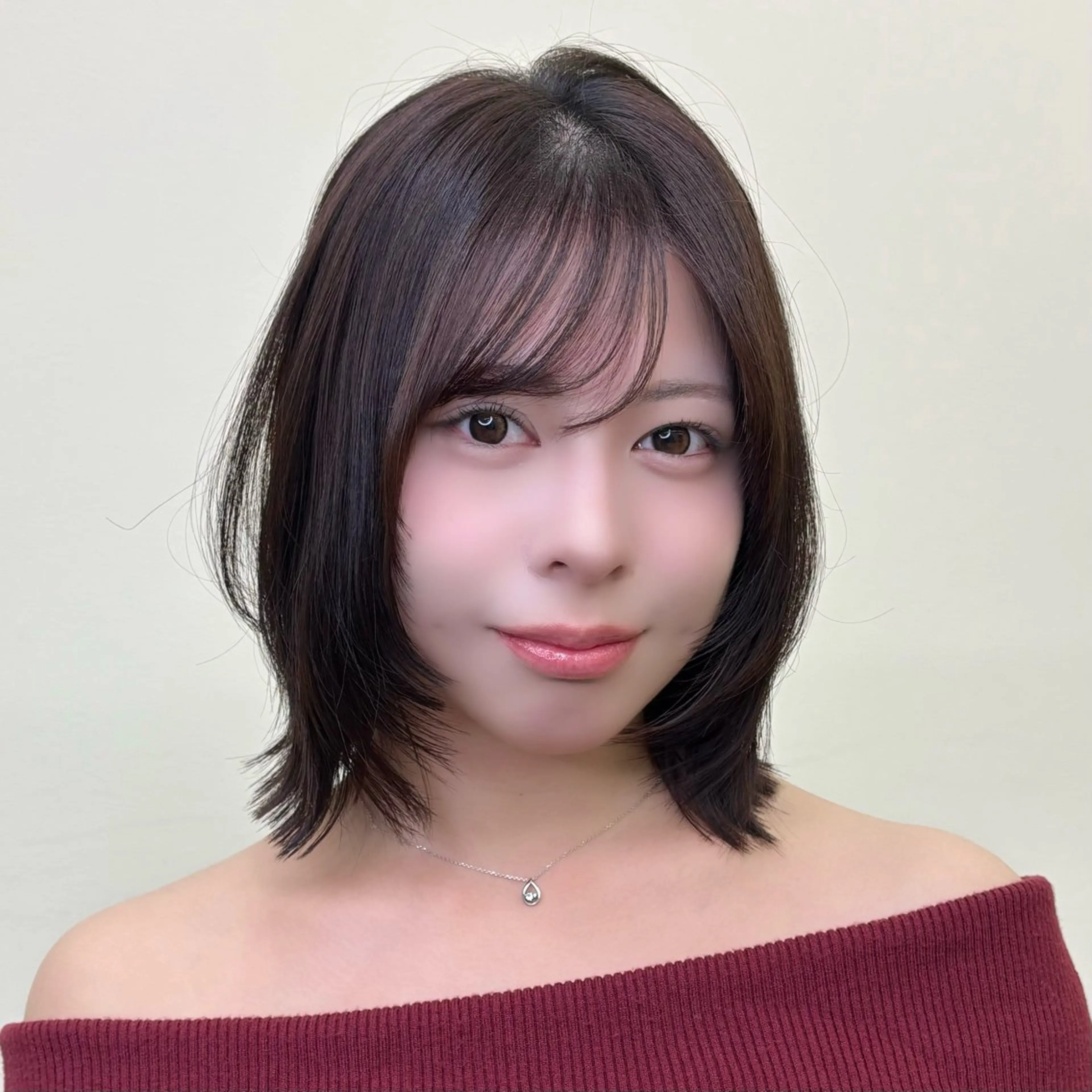 【全体は切りたくない人向け！】前髪カット＋ケアカラー＋超音波クイックトリートメント✨️🌈ᵕ̈*の写真