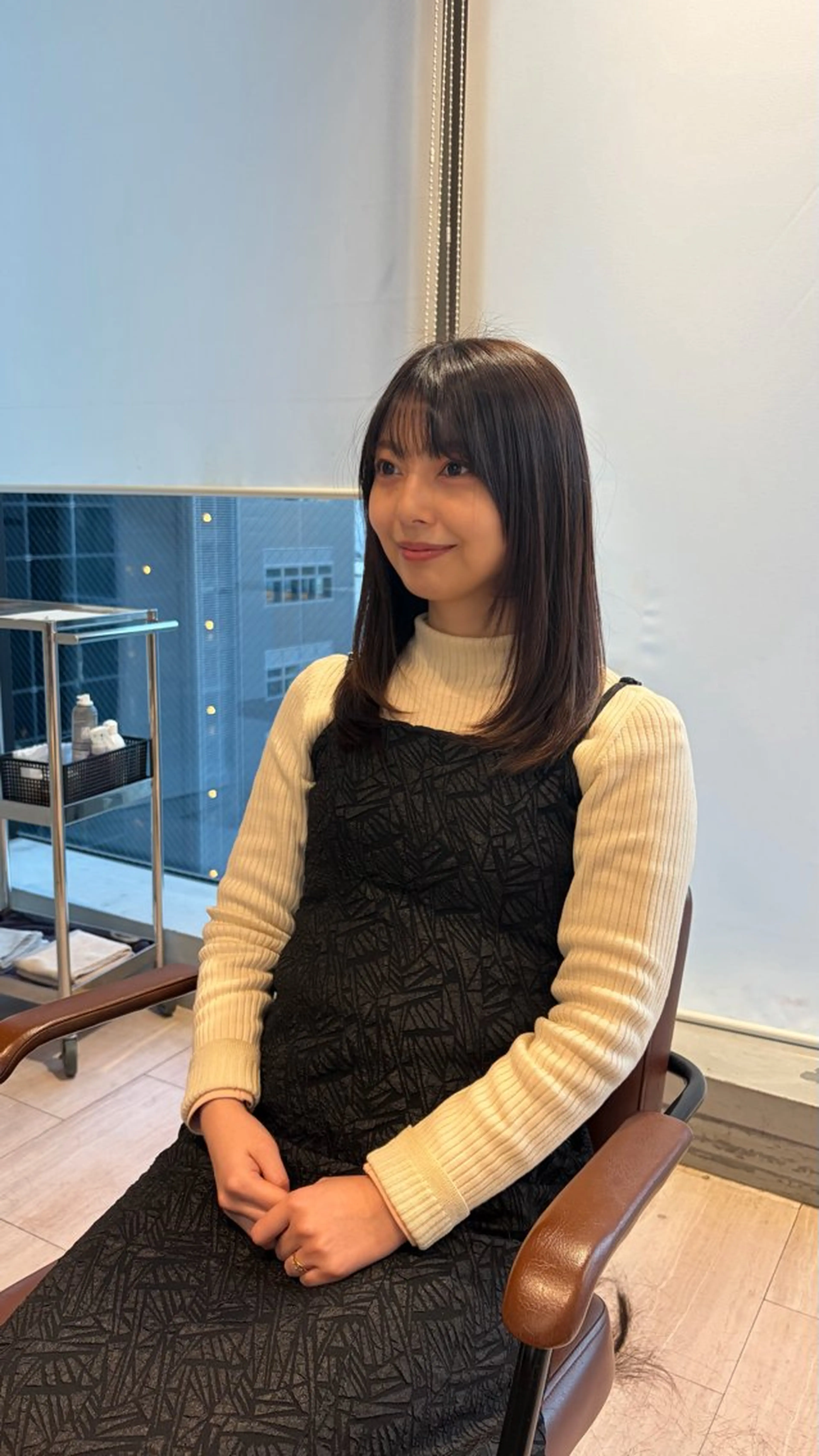 セミロング AFLOAT GINZA所属・透明感カラー/レイヤ ー宮下知也のヘアスタイル