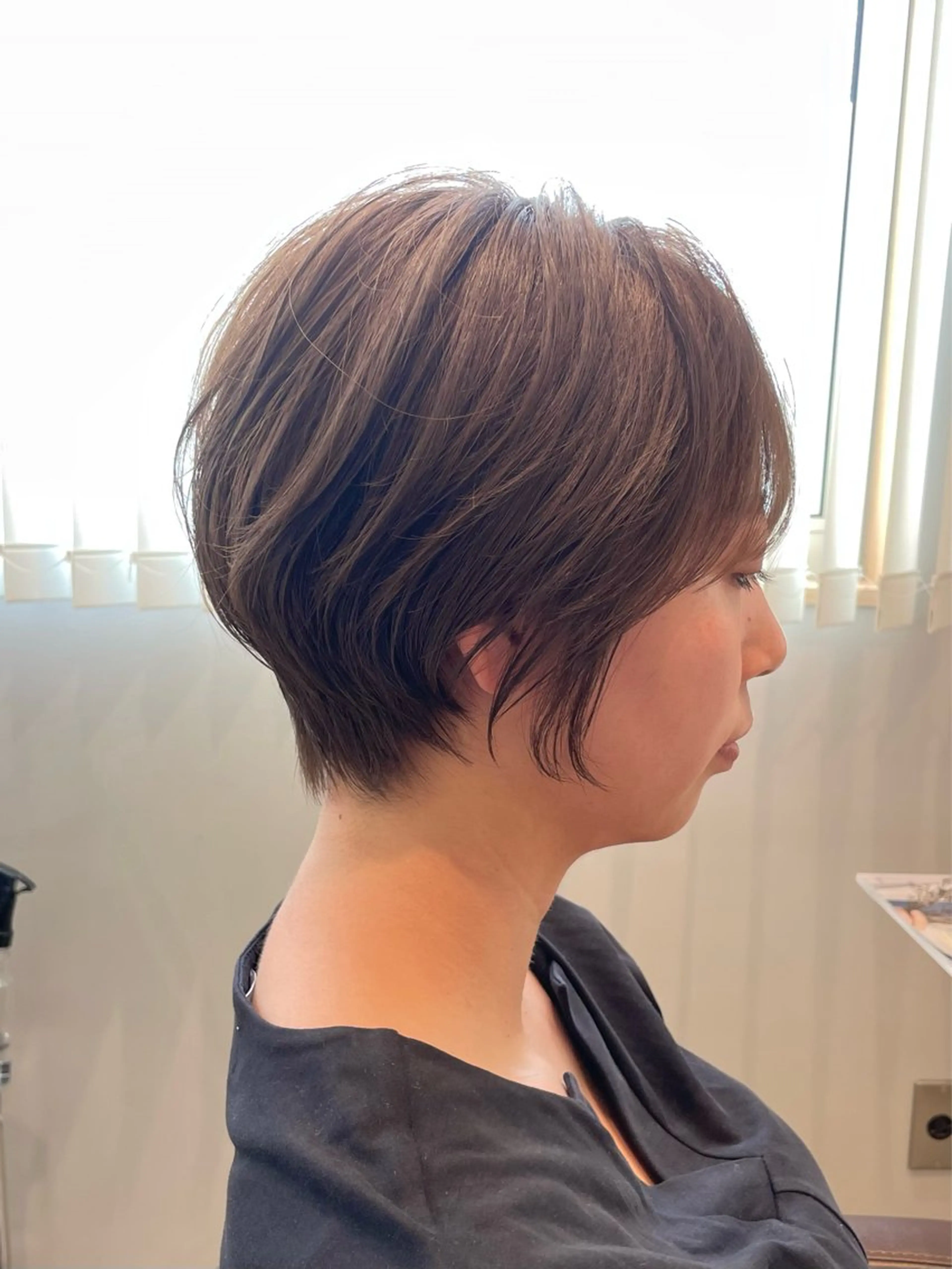 ショート カラー ショートヘア カット ヘアカラー トリートメント 中村 研介のヘアスタイル