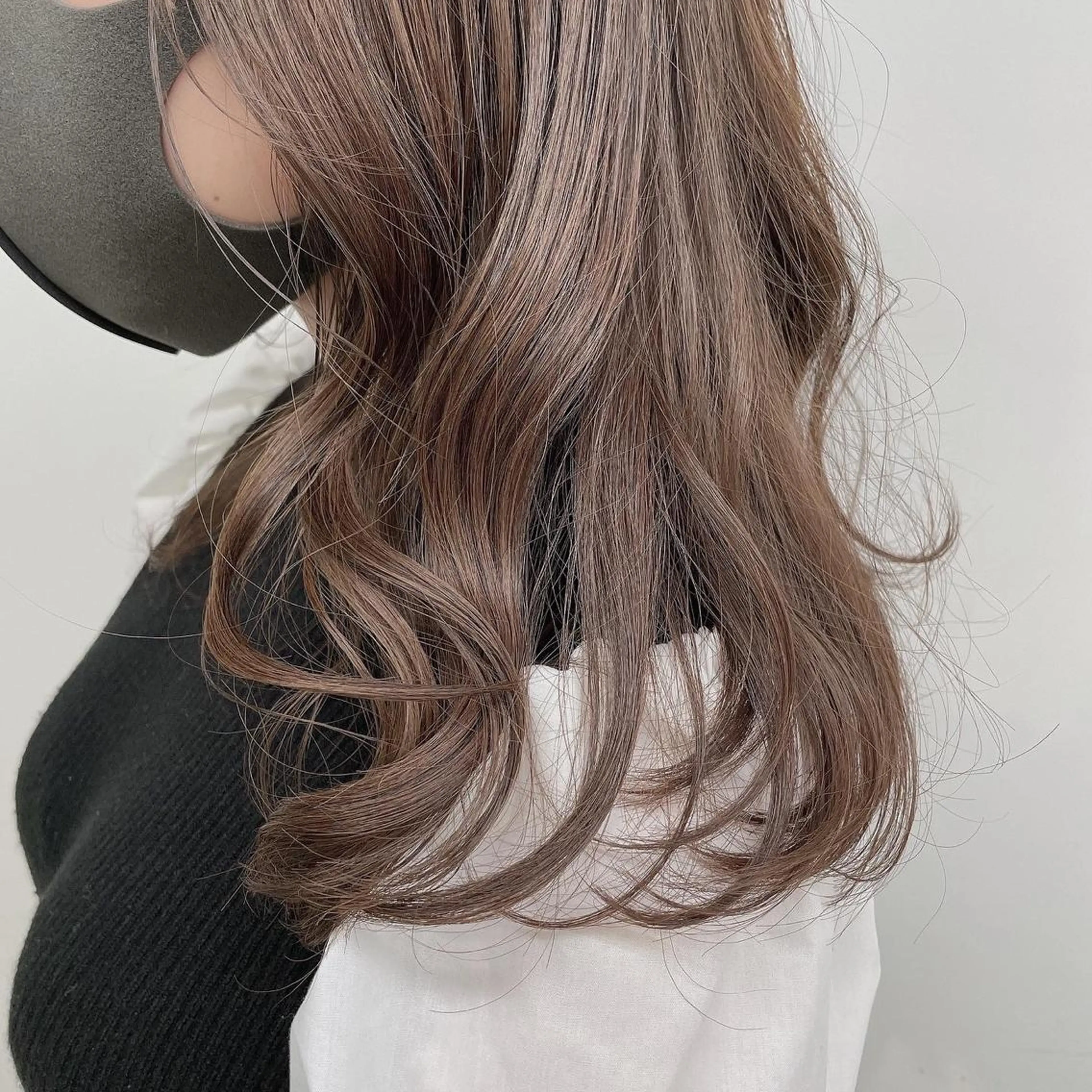 ミディアム カラー ヘアカラー トリートメント ヘッドスパ 🥞ベージュ系カラー 【すずきりほ】🥞のヘアスタイル