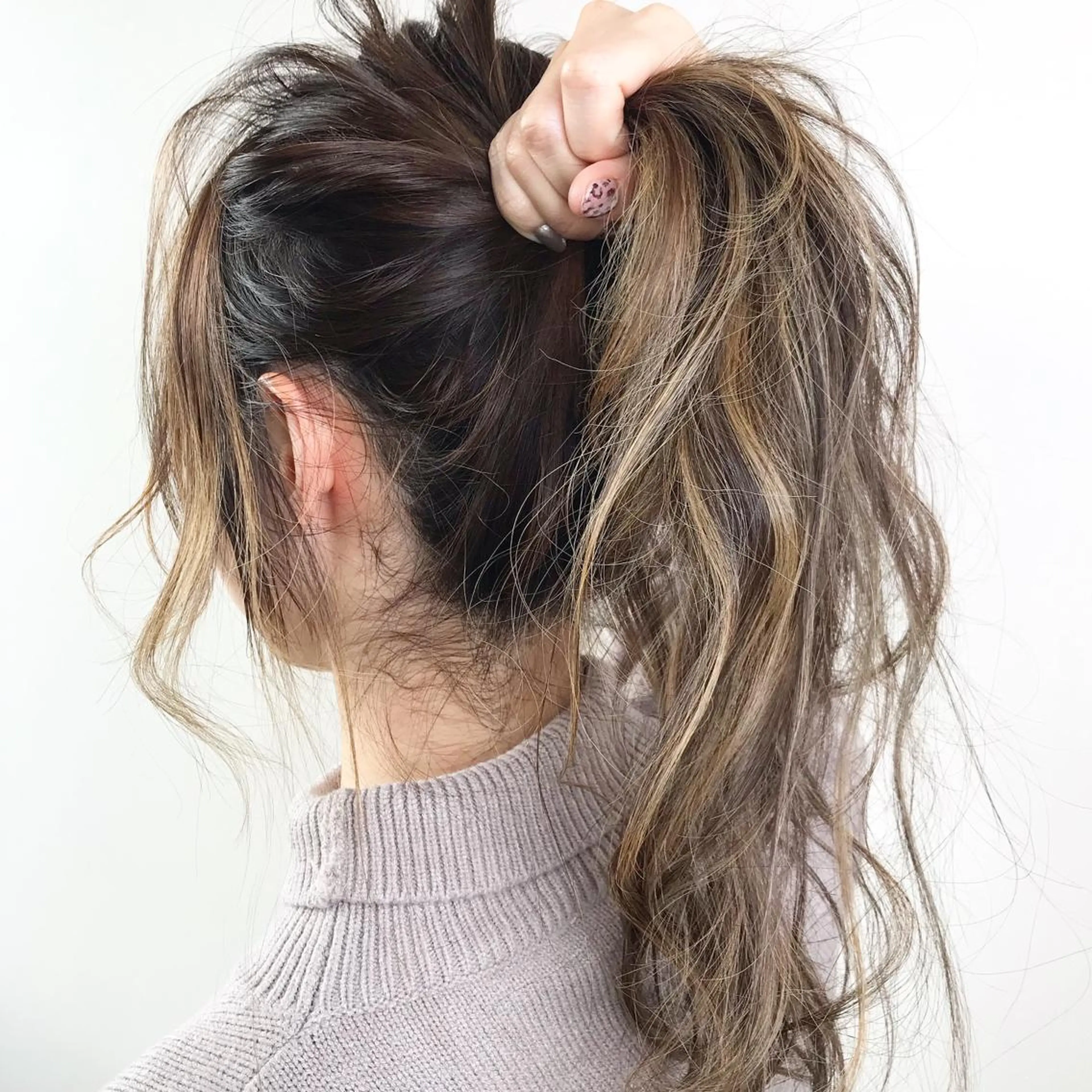 ロング カラー カット ヘアカラー トリートメント Lien 深井店のヘアスタイル