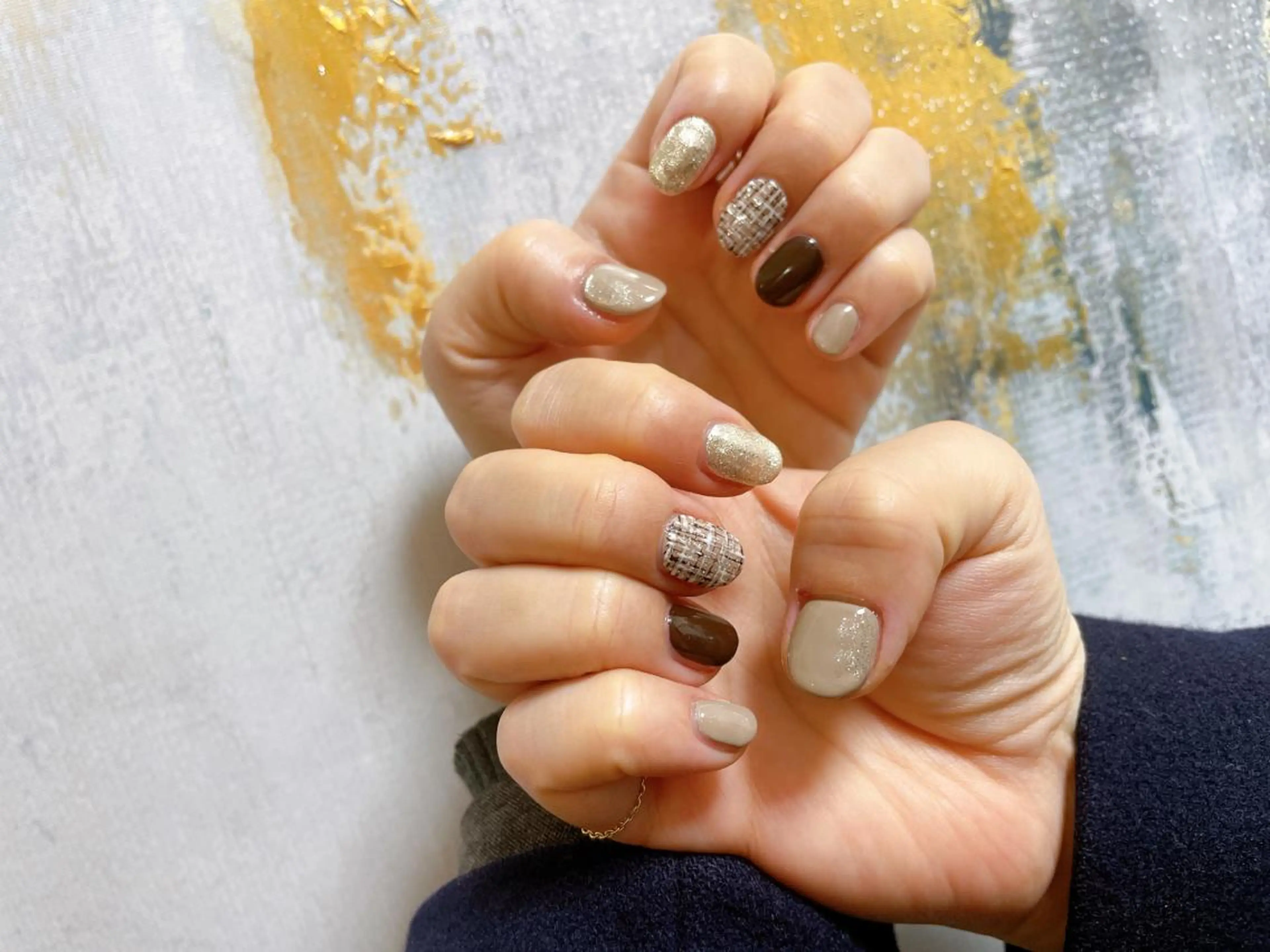 ネイル フットネイル ジェルネイル 韓国ネイル マグネットネイル ミラーネイル Mogu nail 二子玉川のネイルデザイン