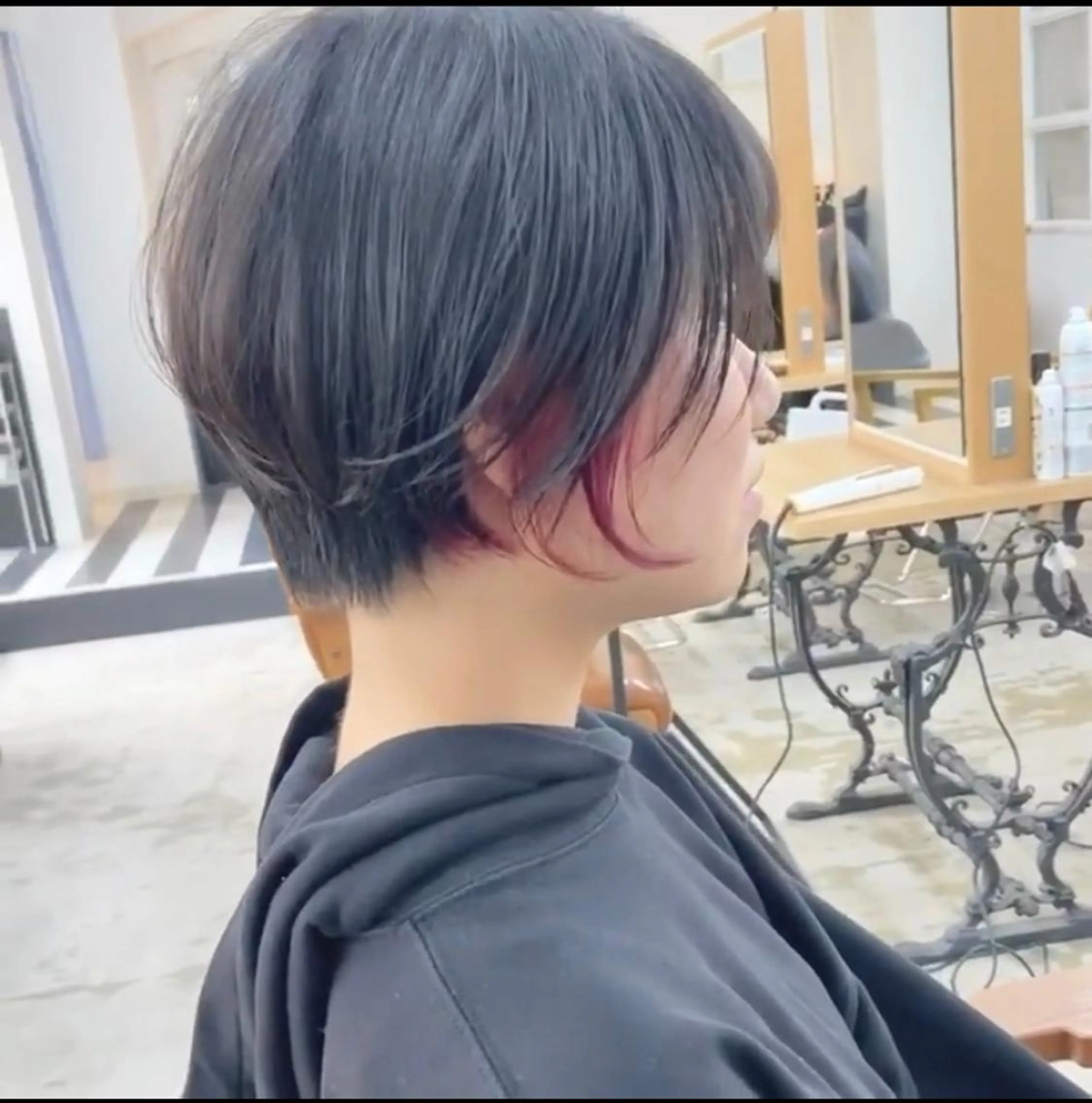 ショート カラー ショートボブ ハンサムショート 黒髪 ボブ 似合わせカット ショートヘア、ボブ こやさん　コヤマのヘアスタイル