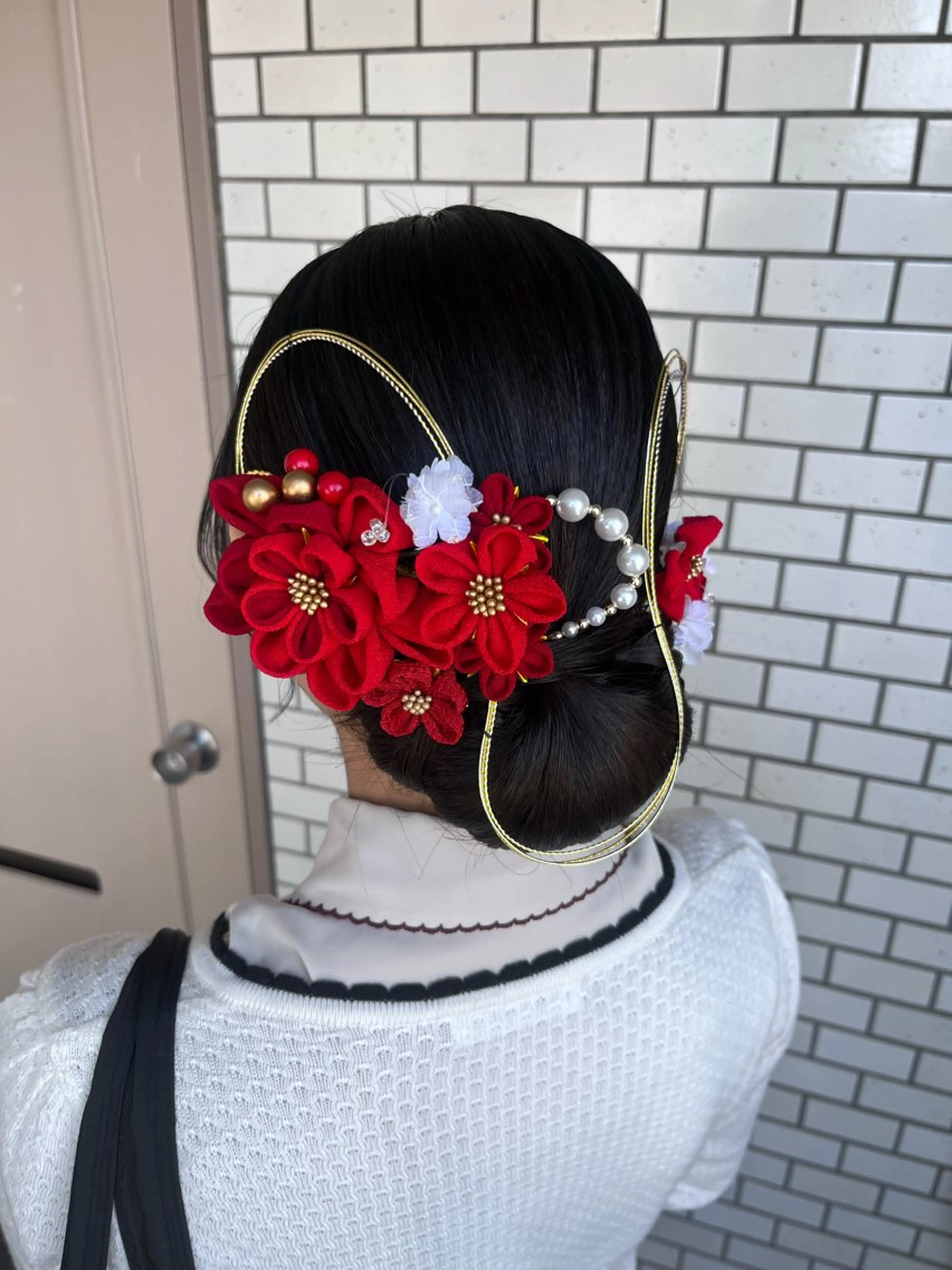 【👘成人式用リハーサル👘】1時間かけてヘアスタイル、飾りの付け方などしっかりとご相談させて頂きます💐💕の写真