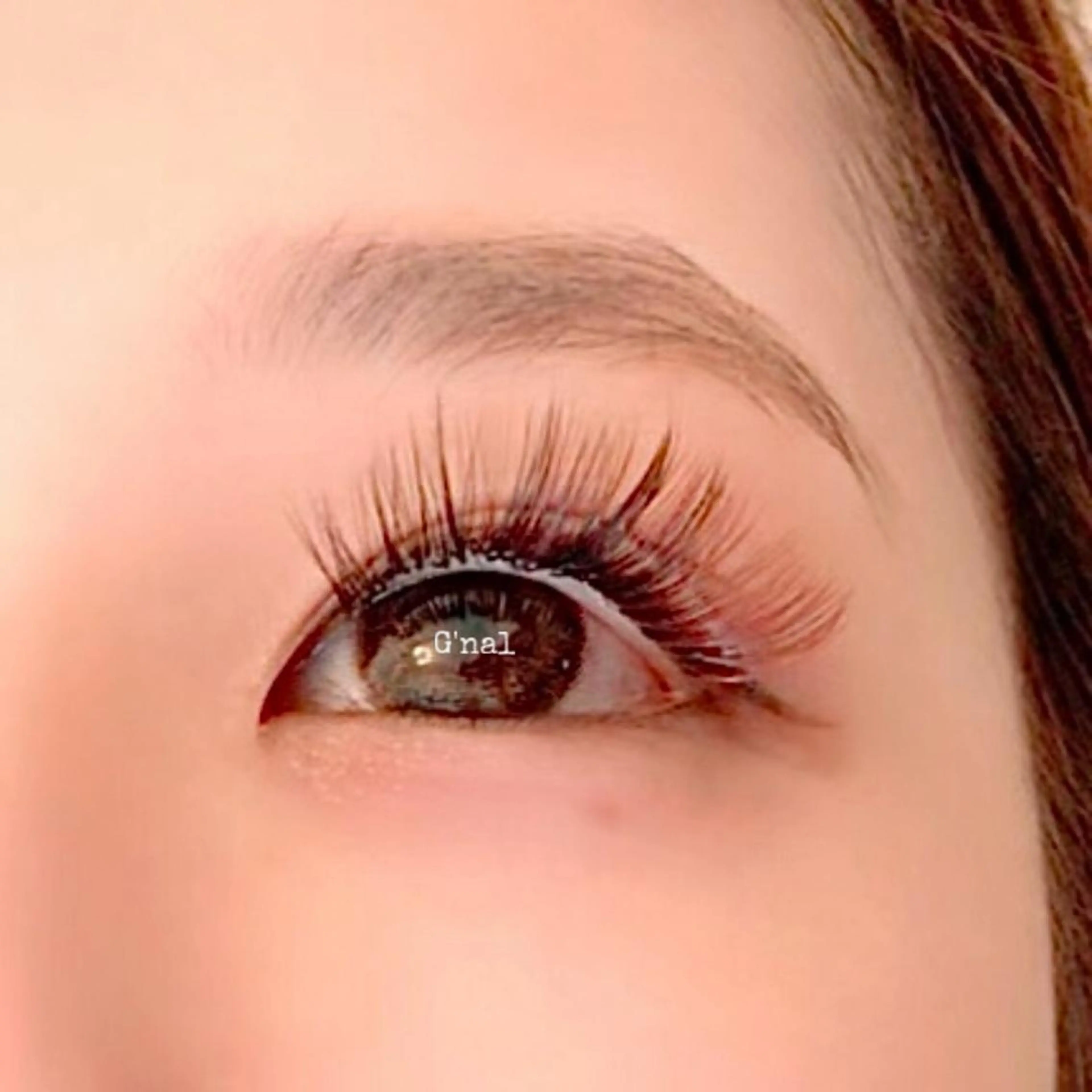 マツエク・マツパ カラーマツエク ボリュームラッシュ G'nal ＊Moriharaのマツエク・マツパデザイン