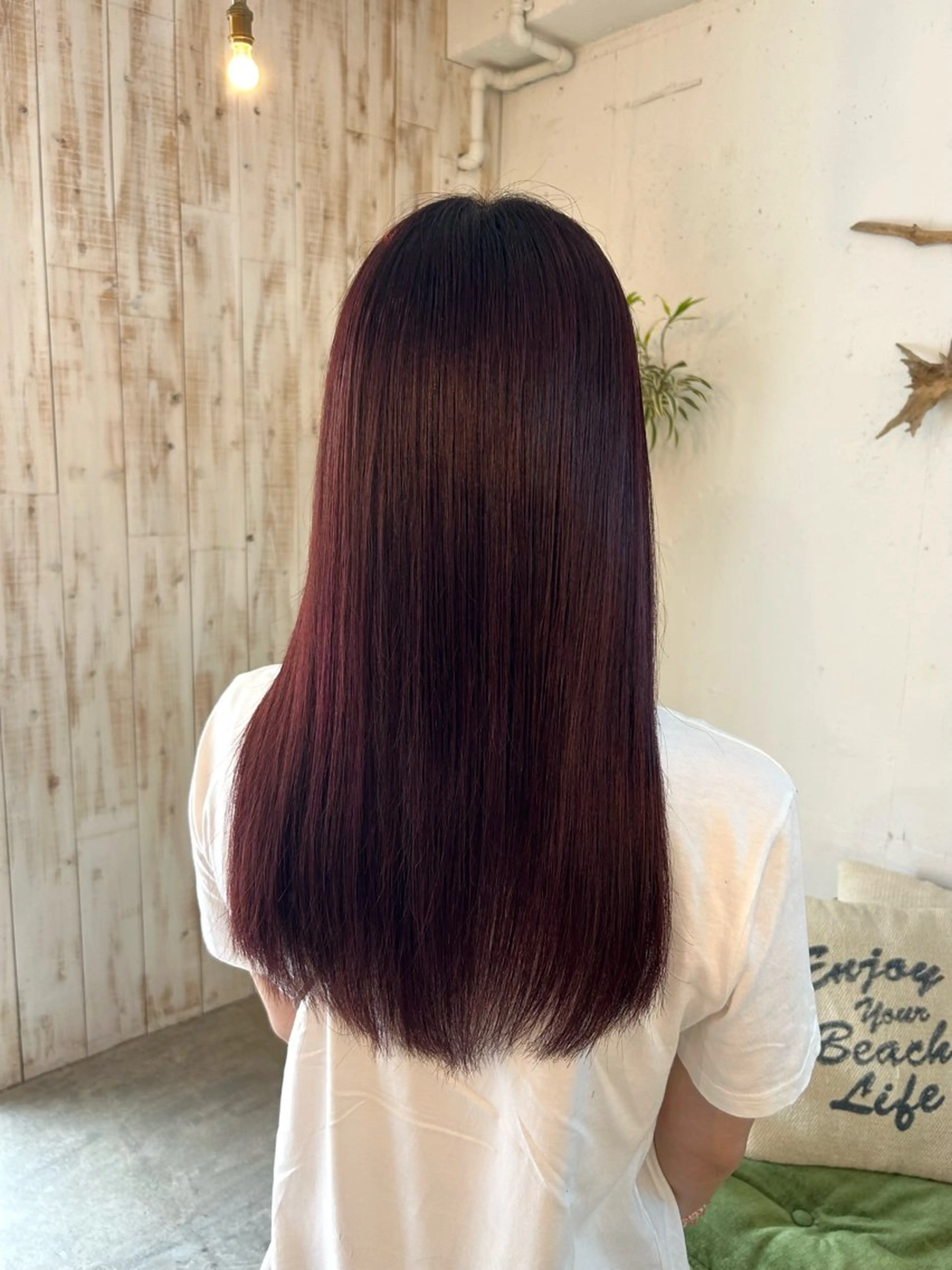 ロング カット ヘアカラー トリートメント Seaby / 木上 綾菜のヘアスタイル