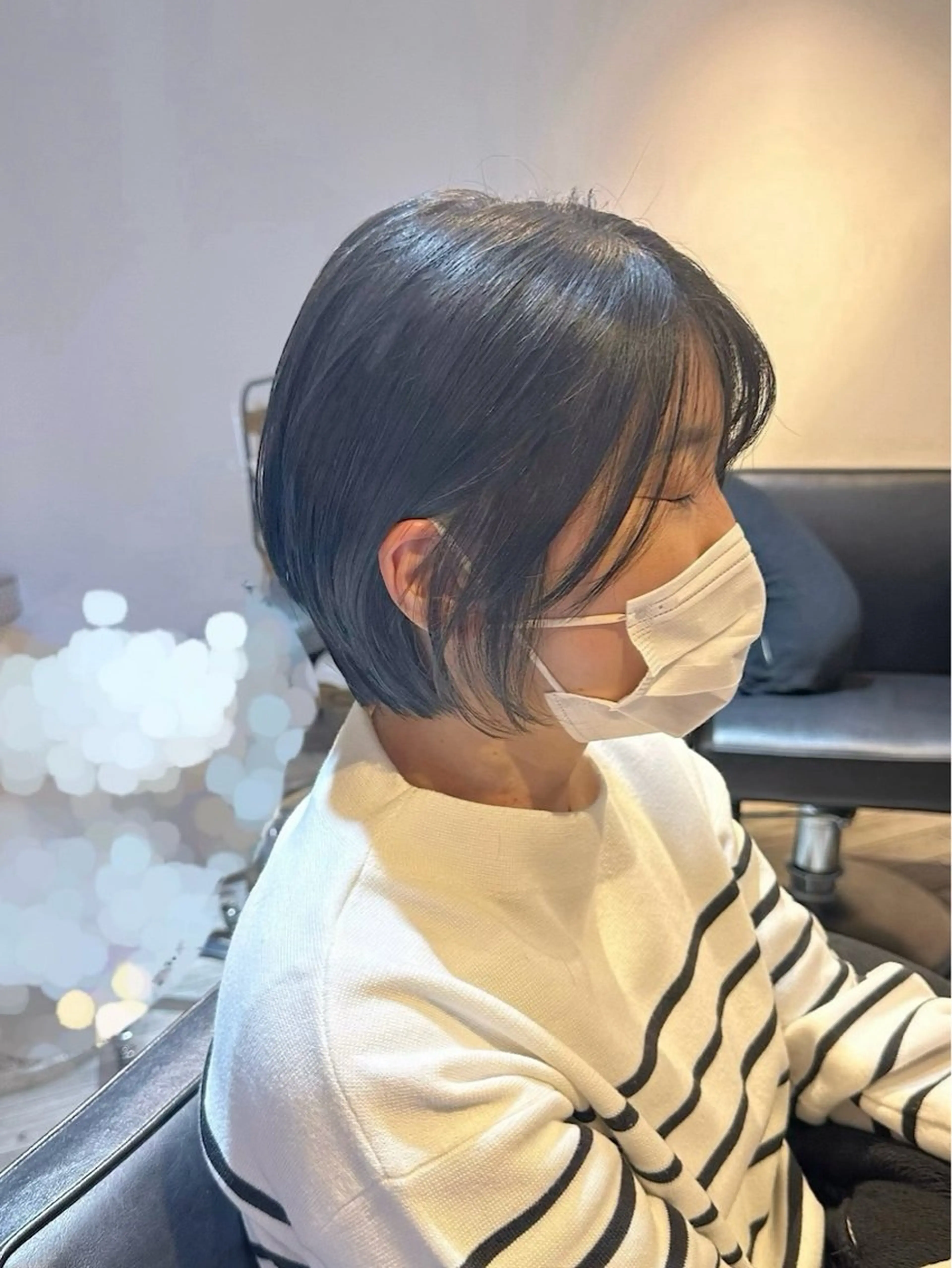 ショート カラー ショートボブ 丸みショート ボブ ショートヘア BelleBIANCA（ベルビアンカ）所属・前田 加奈子のヘアスタイル