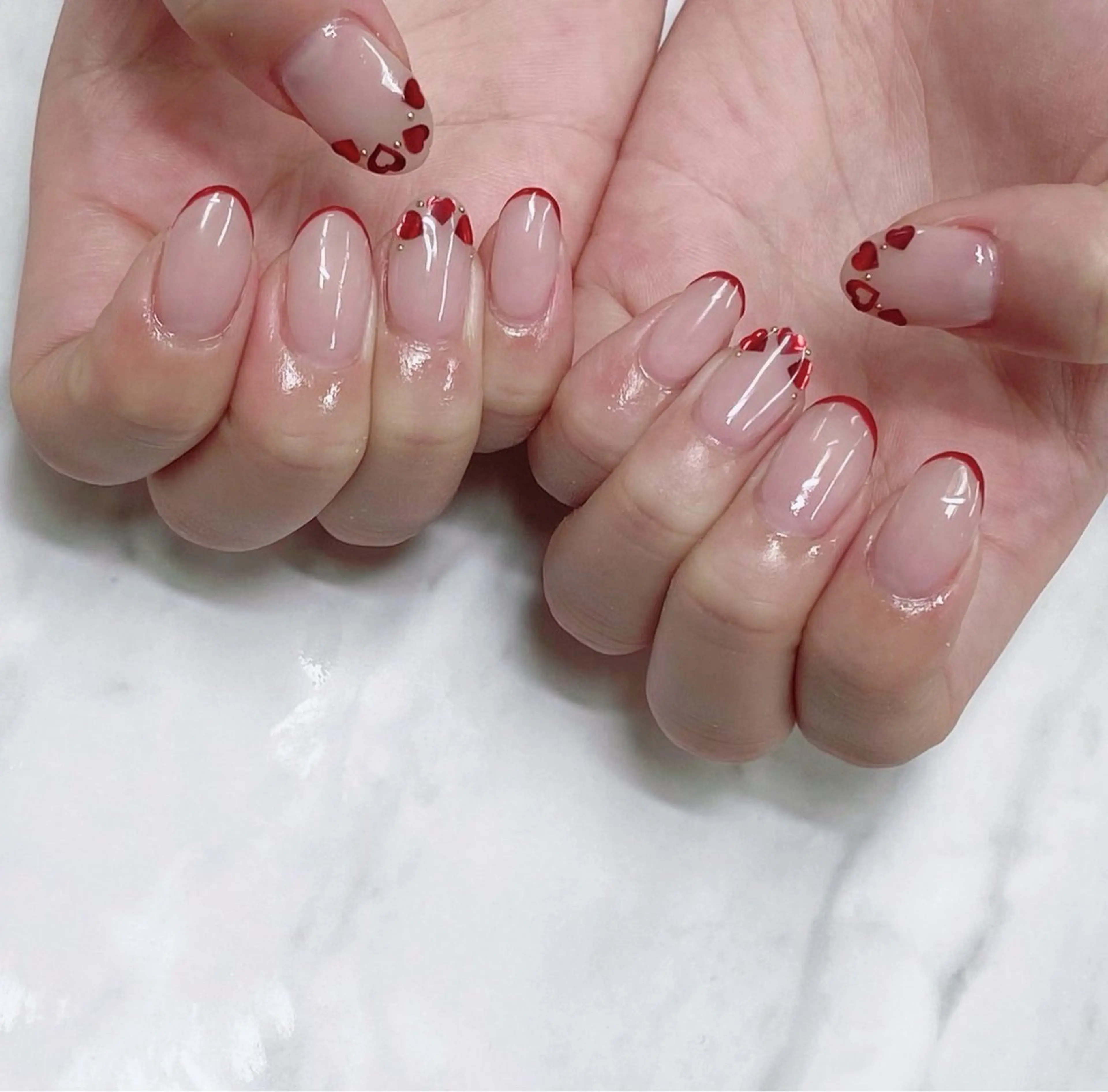 ネイル ハンドネイル 🫧‪Yuri🫧 3月予約受付中🌟のネイルデザイン