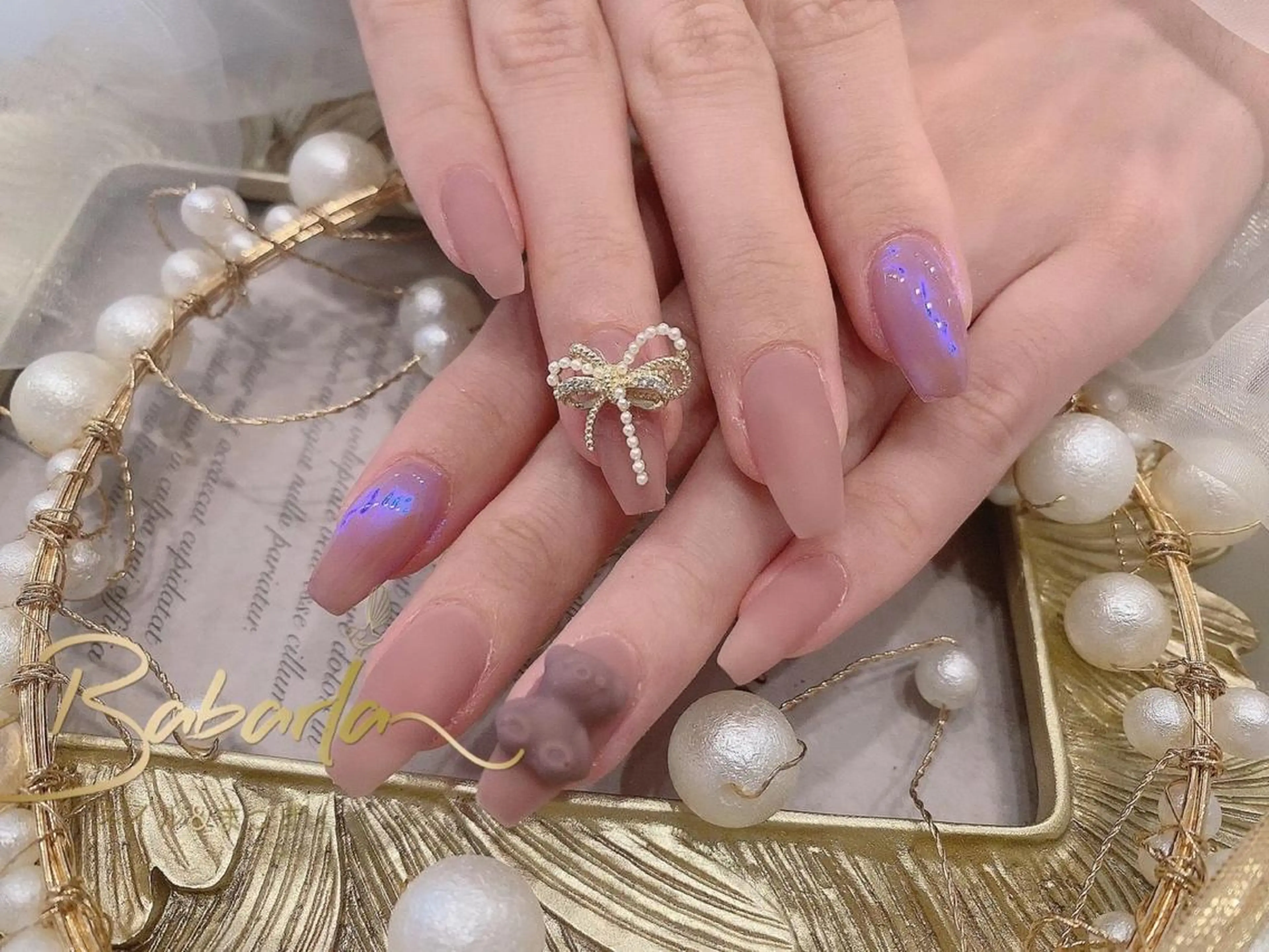 ネイル マットネイル Babarla nailのネイルデザイン