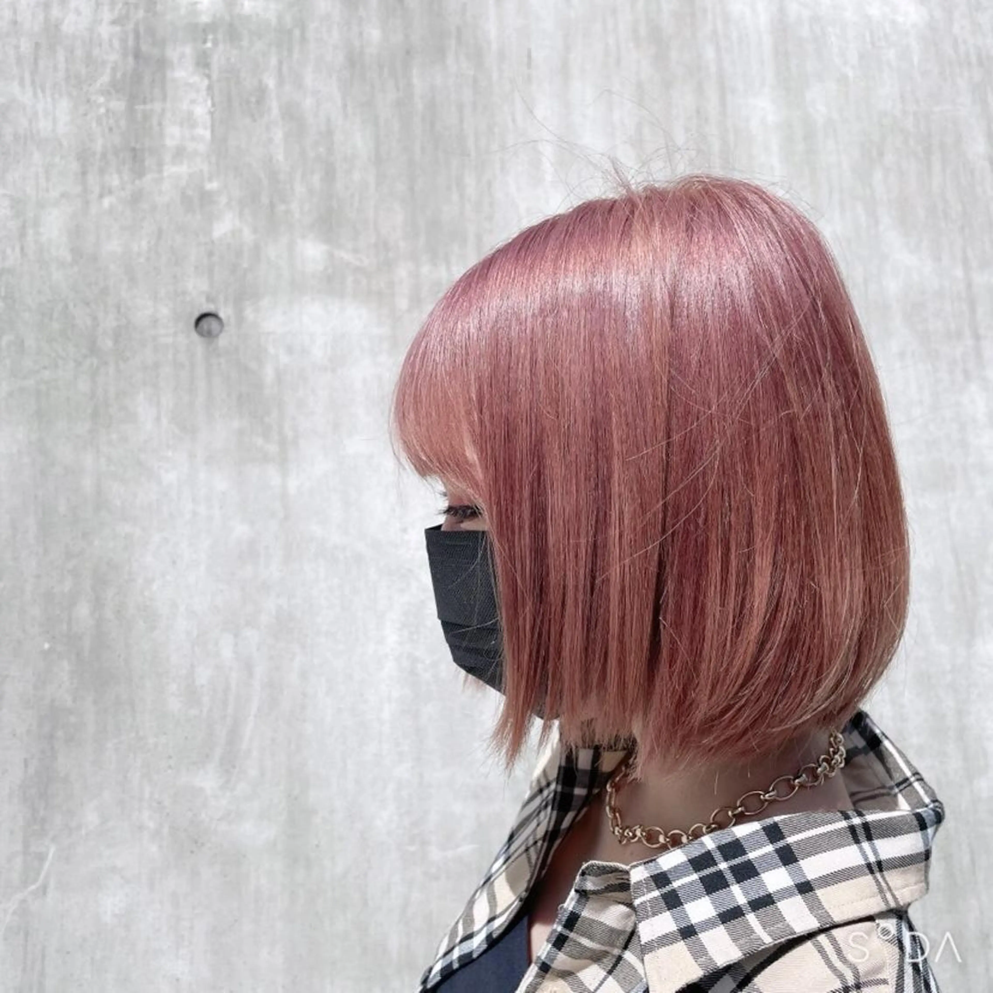 ミディアム CS made by SHACHU栄店所属・❤️‍🔥シールエク ＋カラー京❤️‍🔥のヘアスタイル