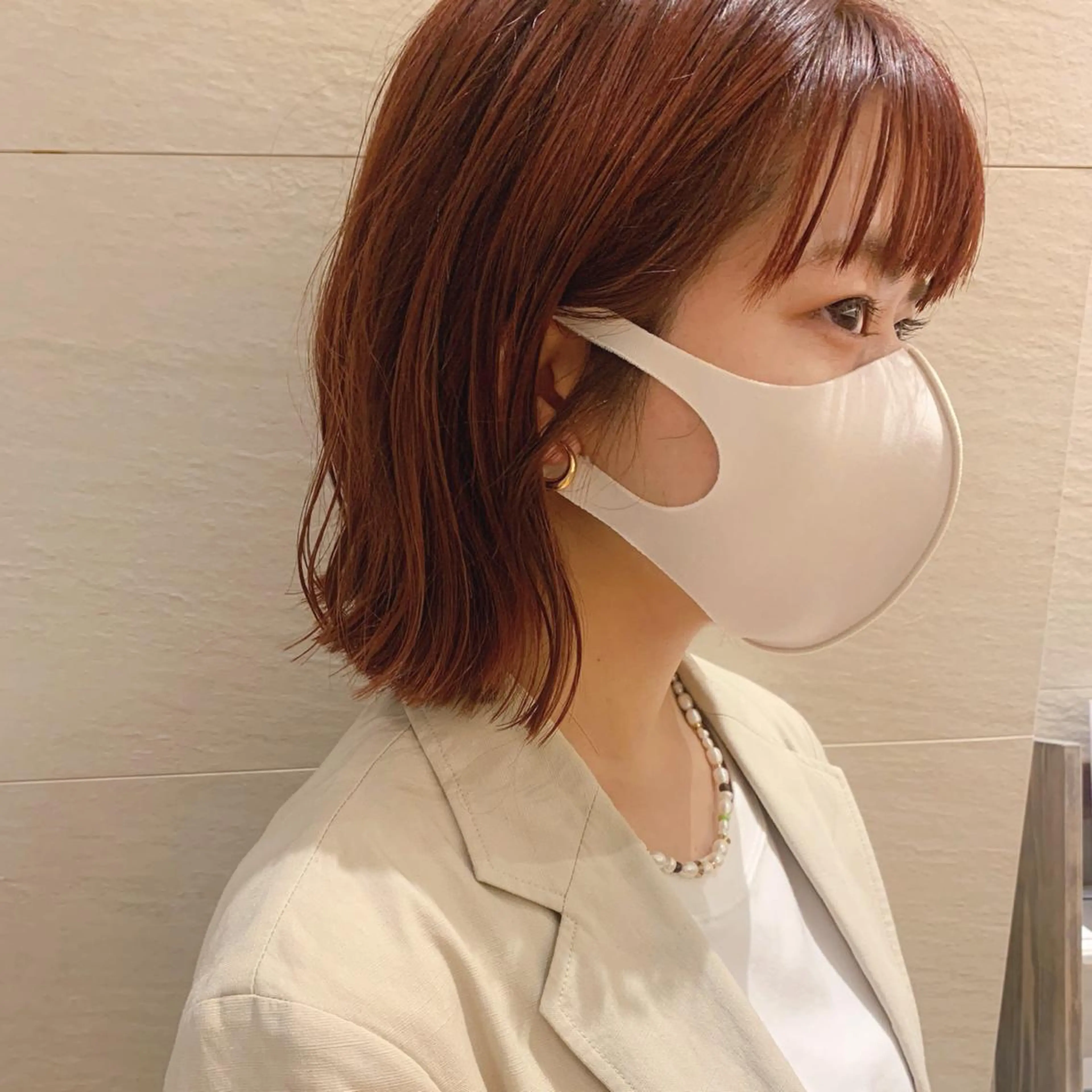 ショート カラー カット ヘアカラー トリートメント 🌱小顔ヘア/ボブ ミディアム/双葉🌱のヘアスタイル