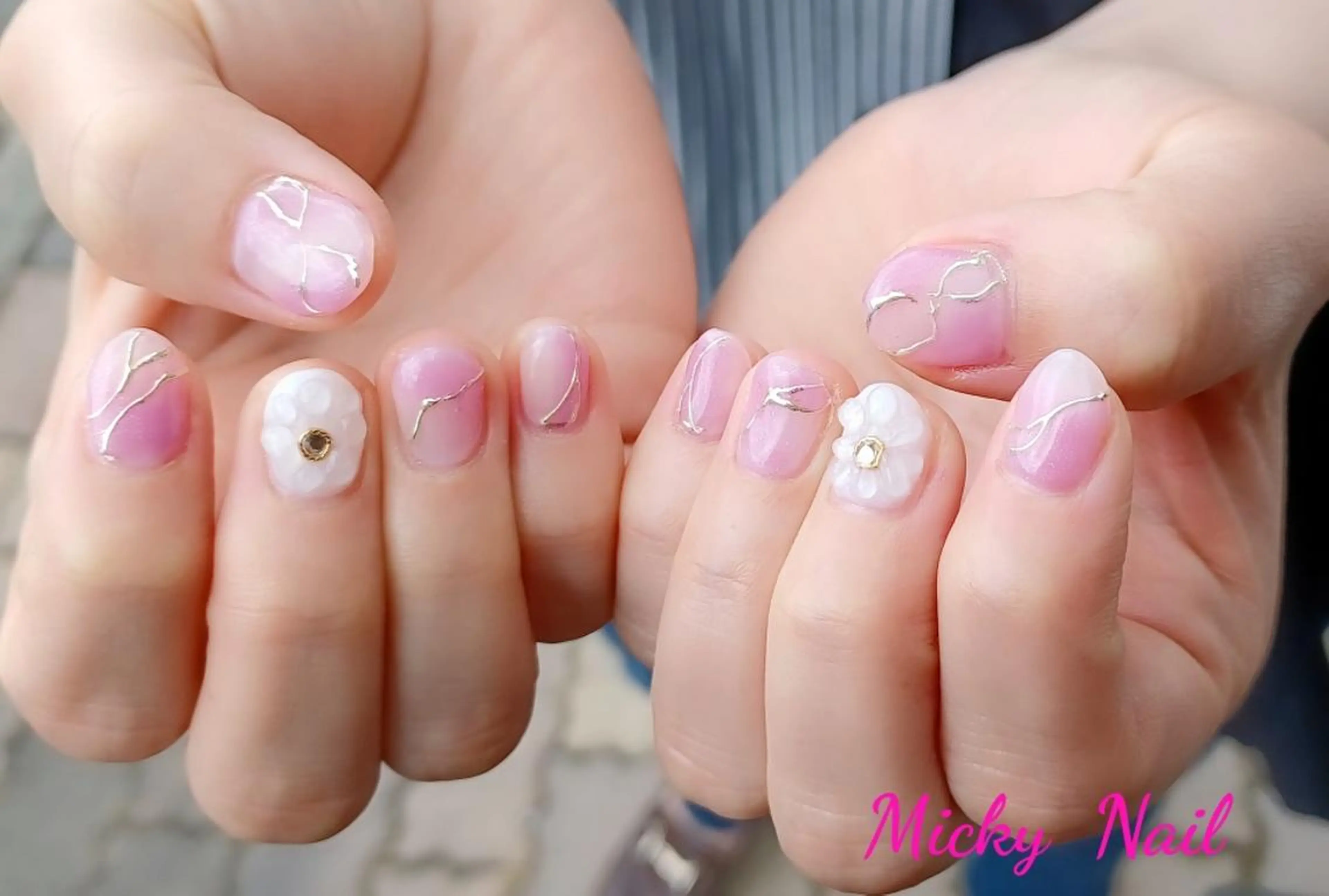 ネイル ぷっくりネイル Micky nail chikushinoのネイルデザイン