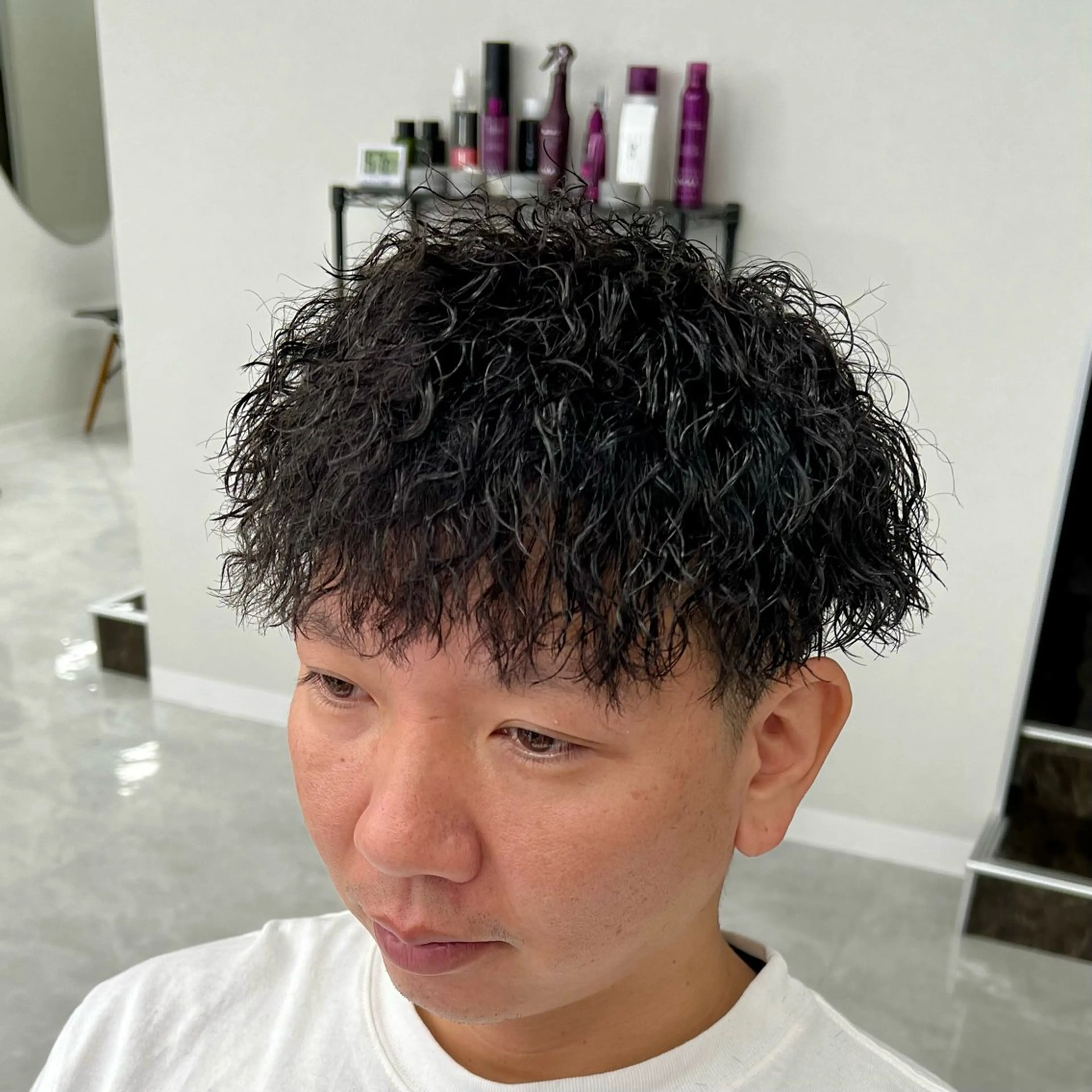 ショート カット パーマ メンズパーマ名人 TAKUMAのヘアスタイル