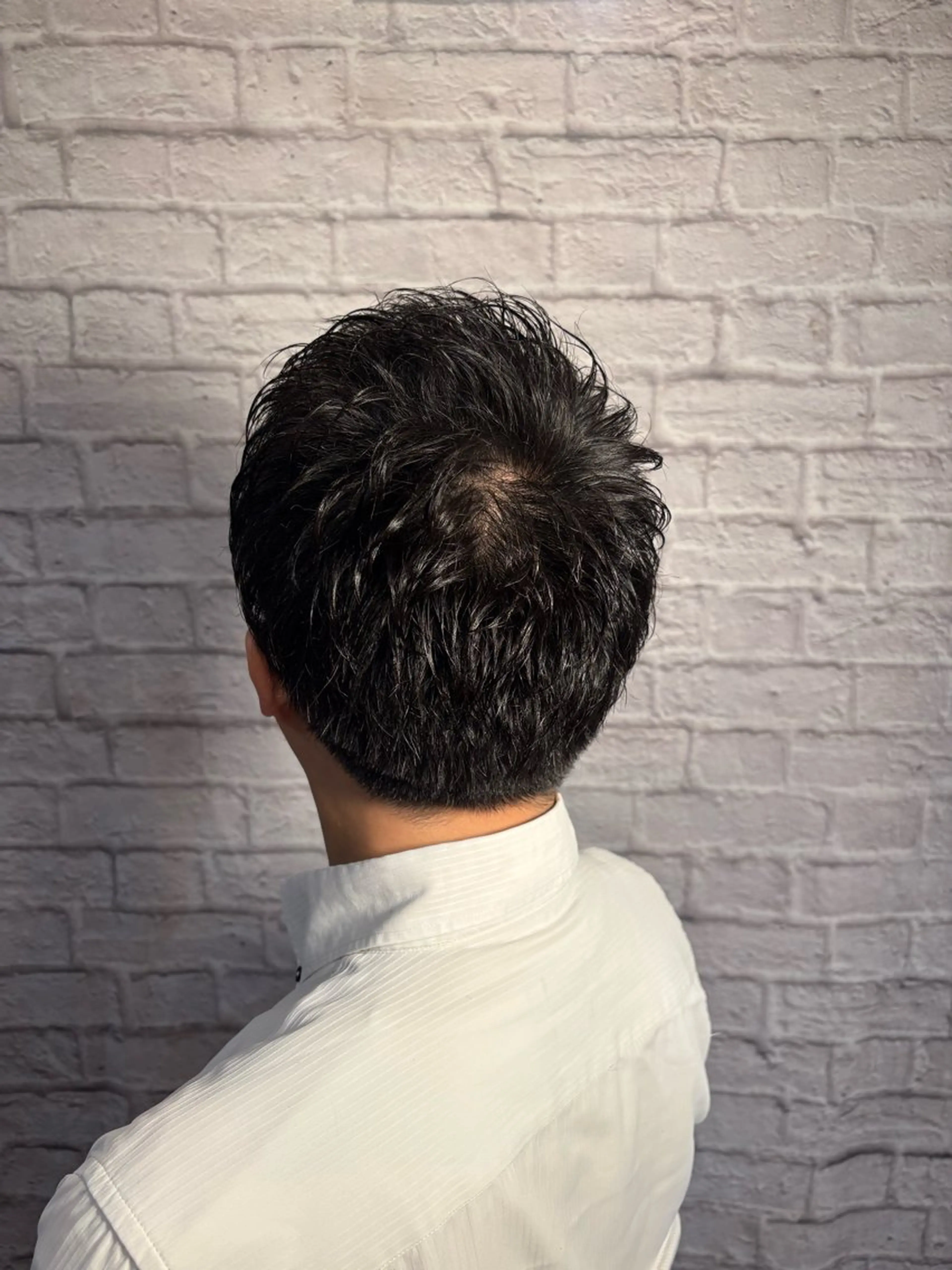 ショート パーマ ヘアアレンジ メンズ キッズ カット ヘアセット メンズカット/パーマ 山崎航平💈のヘアスタイル