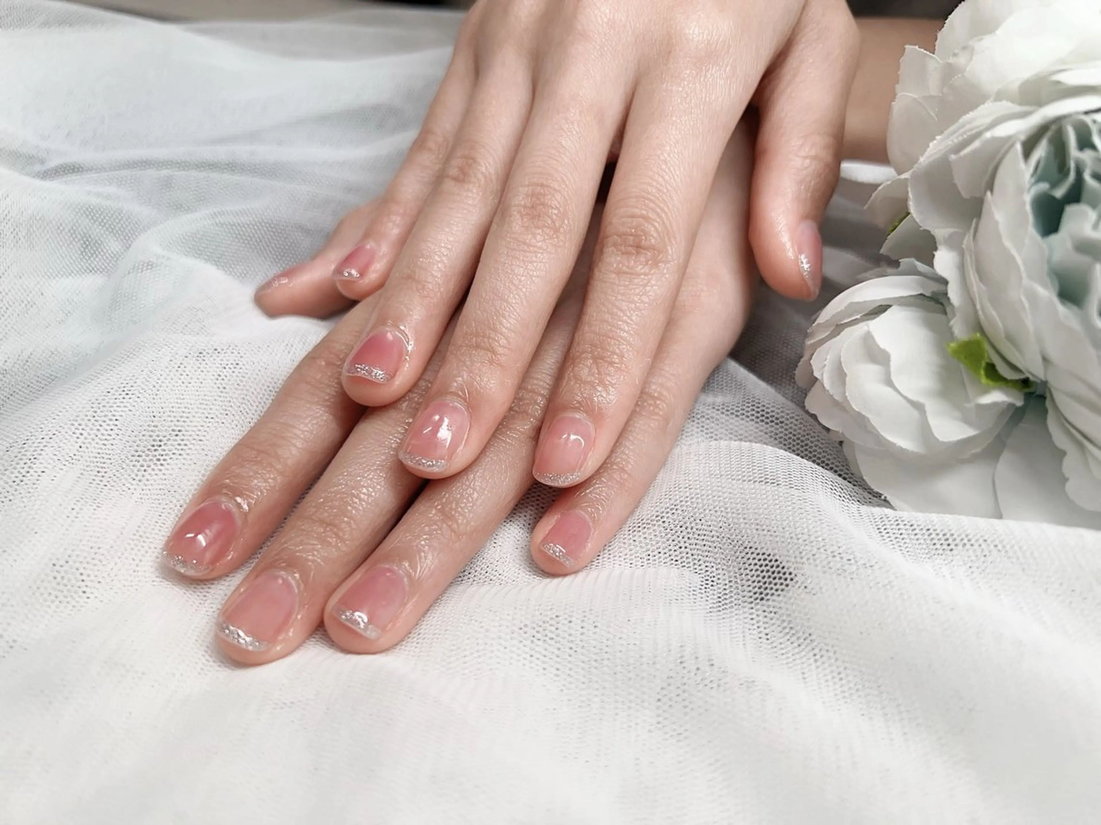 ネイル フレンチネイル ハンドネイル 林 ゆいのネイルデザイン