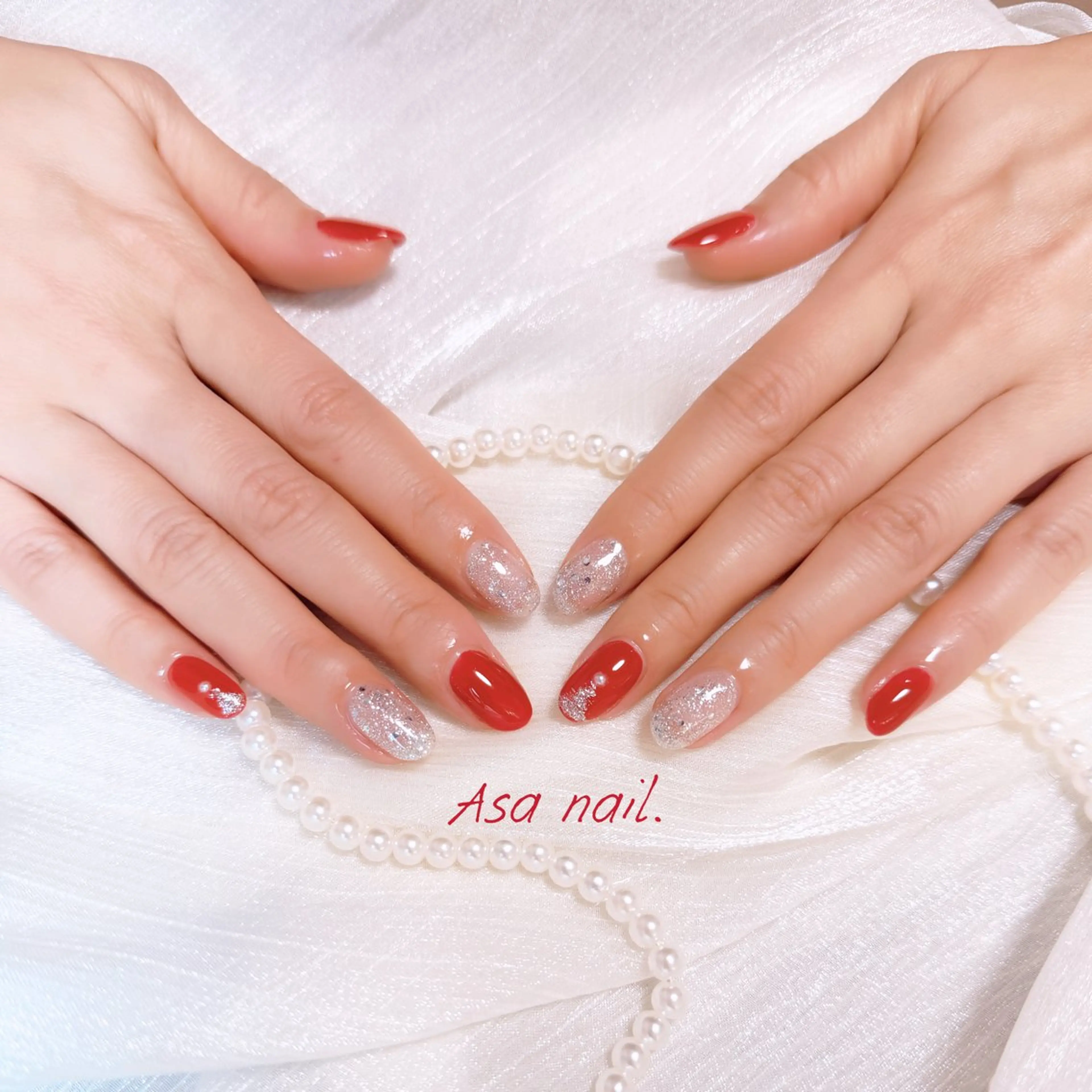 ネイル 冬ネイル クリスマス Asa Nail 亀戸 平井のネイルデザイン