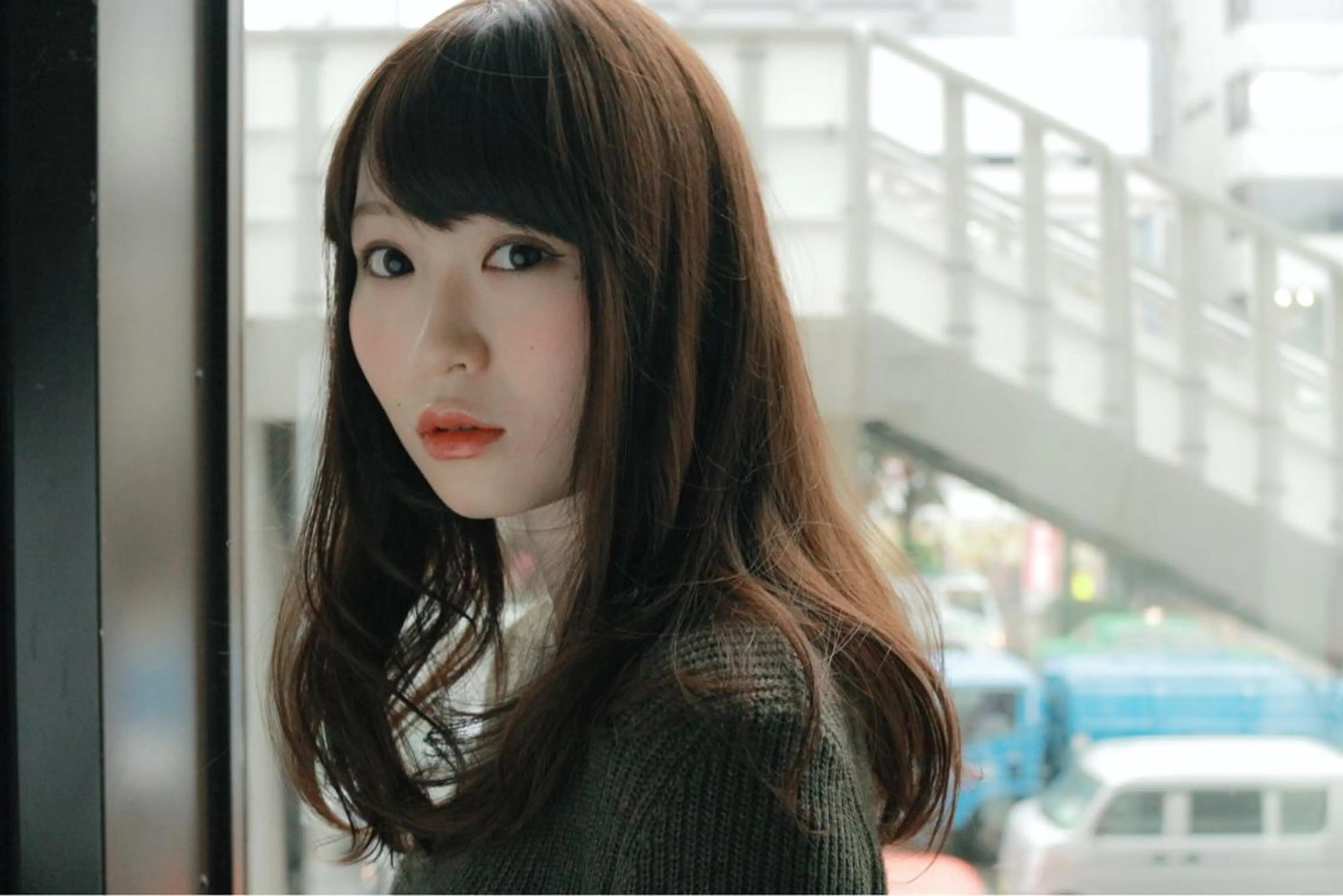 ロング カラー 川間 将彦のヘアスタイル