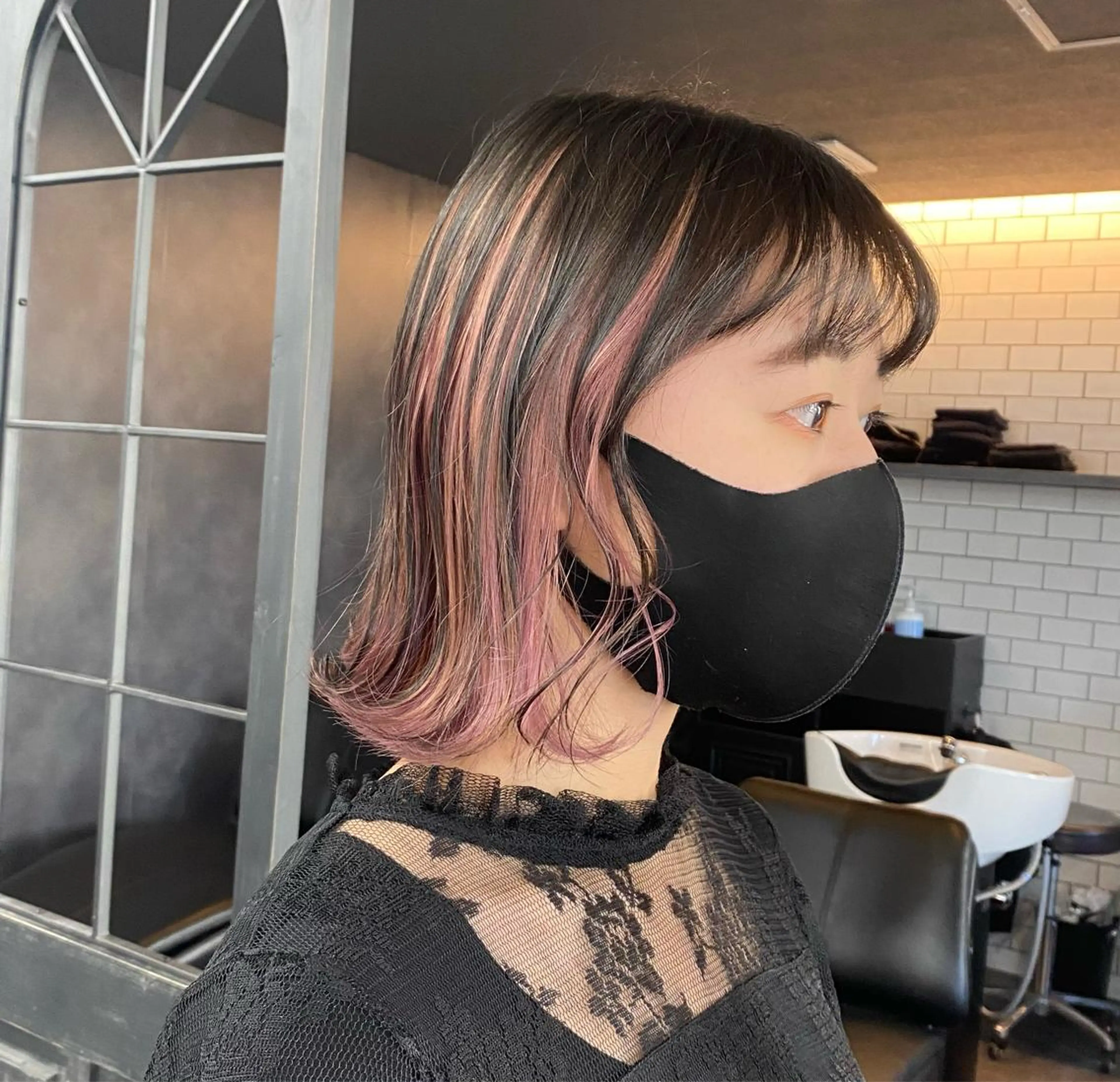 ショート maco 艶感ハイトーン🦋のヘアスタイル