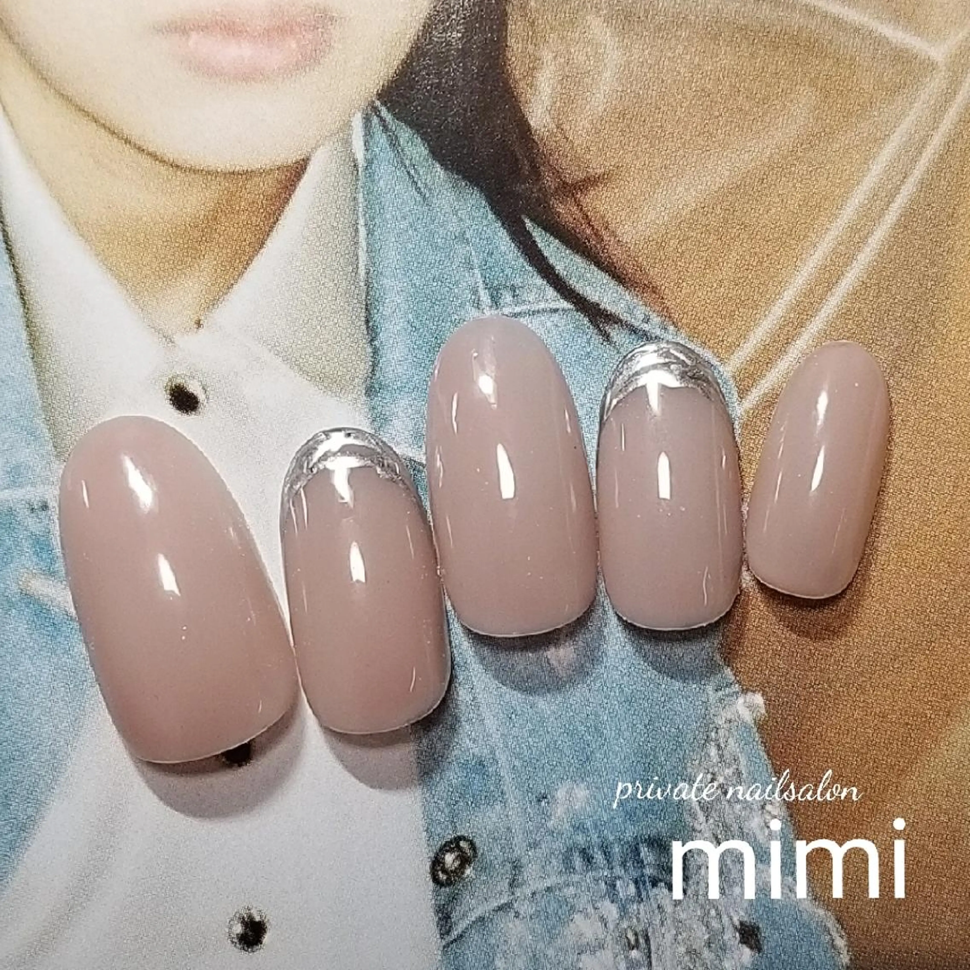 ネイル シンプルネイル ハンドネイル 博多ネイル ｍｉｍｉのネイルデザイン