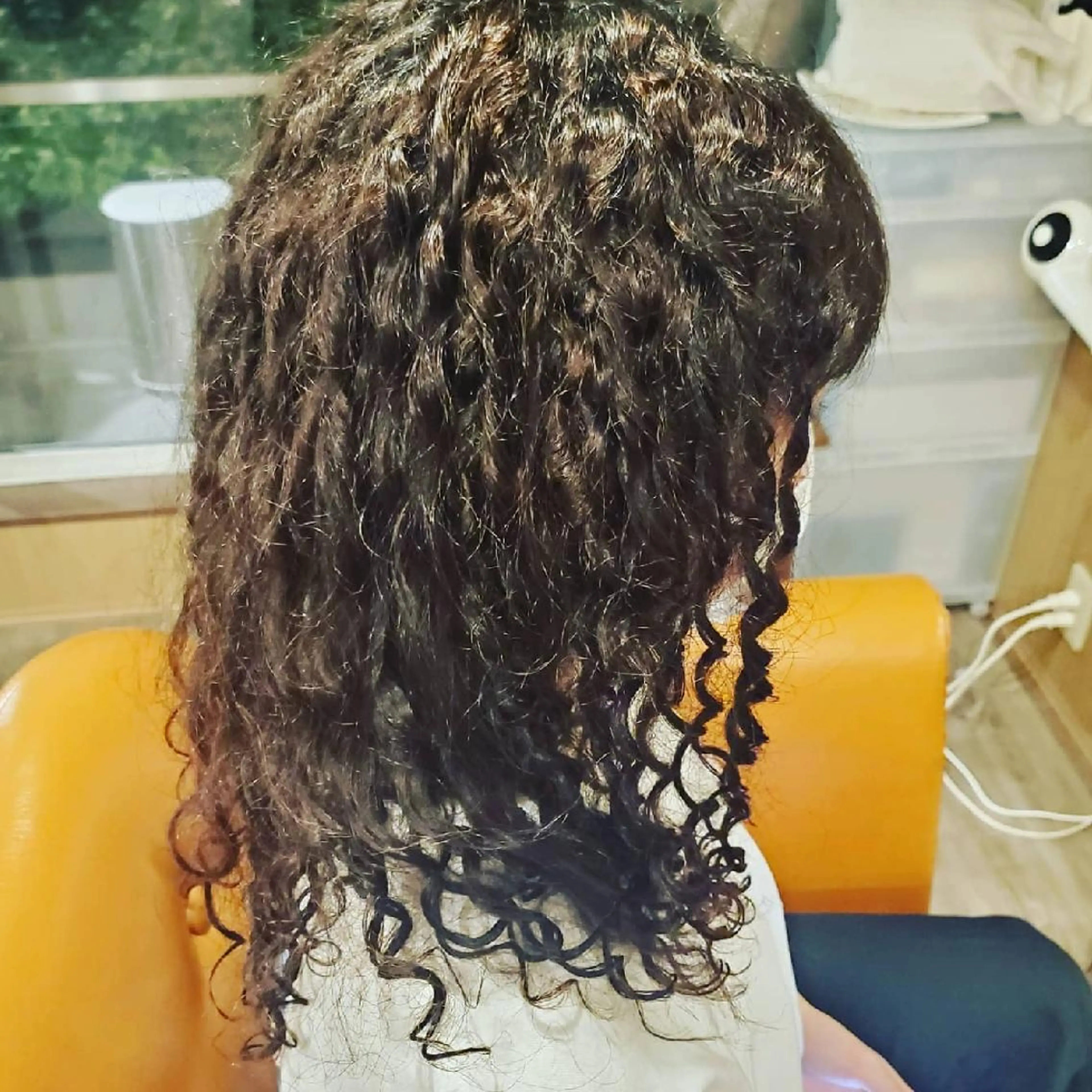 ロング パーマ ツイストスパイラルパーマ 外国人風カラー スパイラルパーマ カット パーマ spa hair  ark 富井直美のヘアスタイル