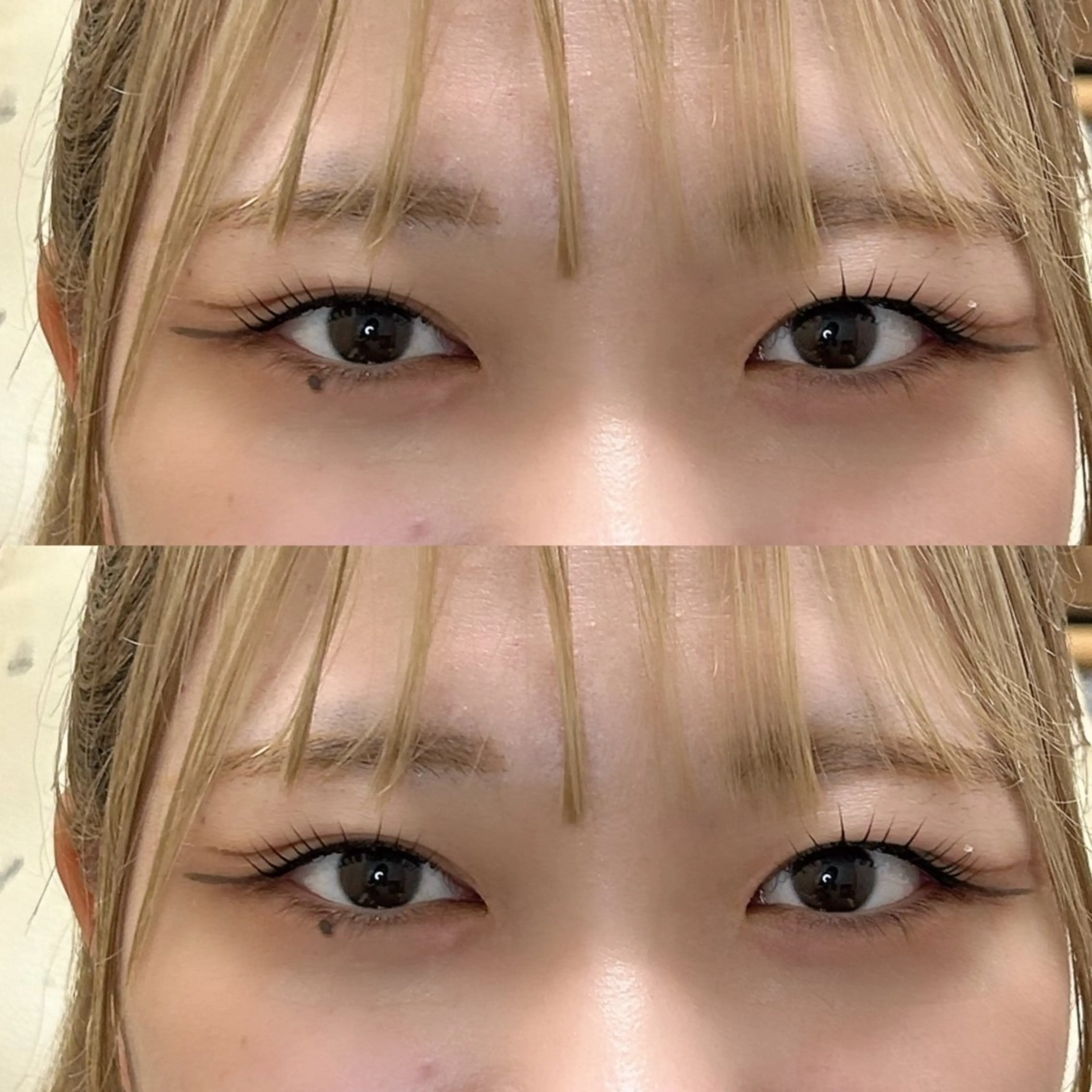 マツエク・マツパ 一重×まつ毛パーマ マツパ 束感まつ毛/艶カラー おがたゆうか🎀のマツエク・マツパデザイン