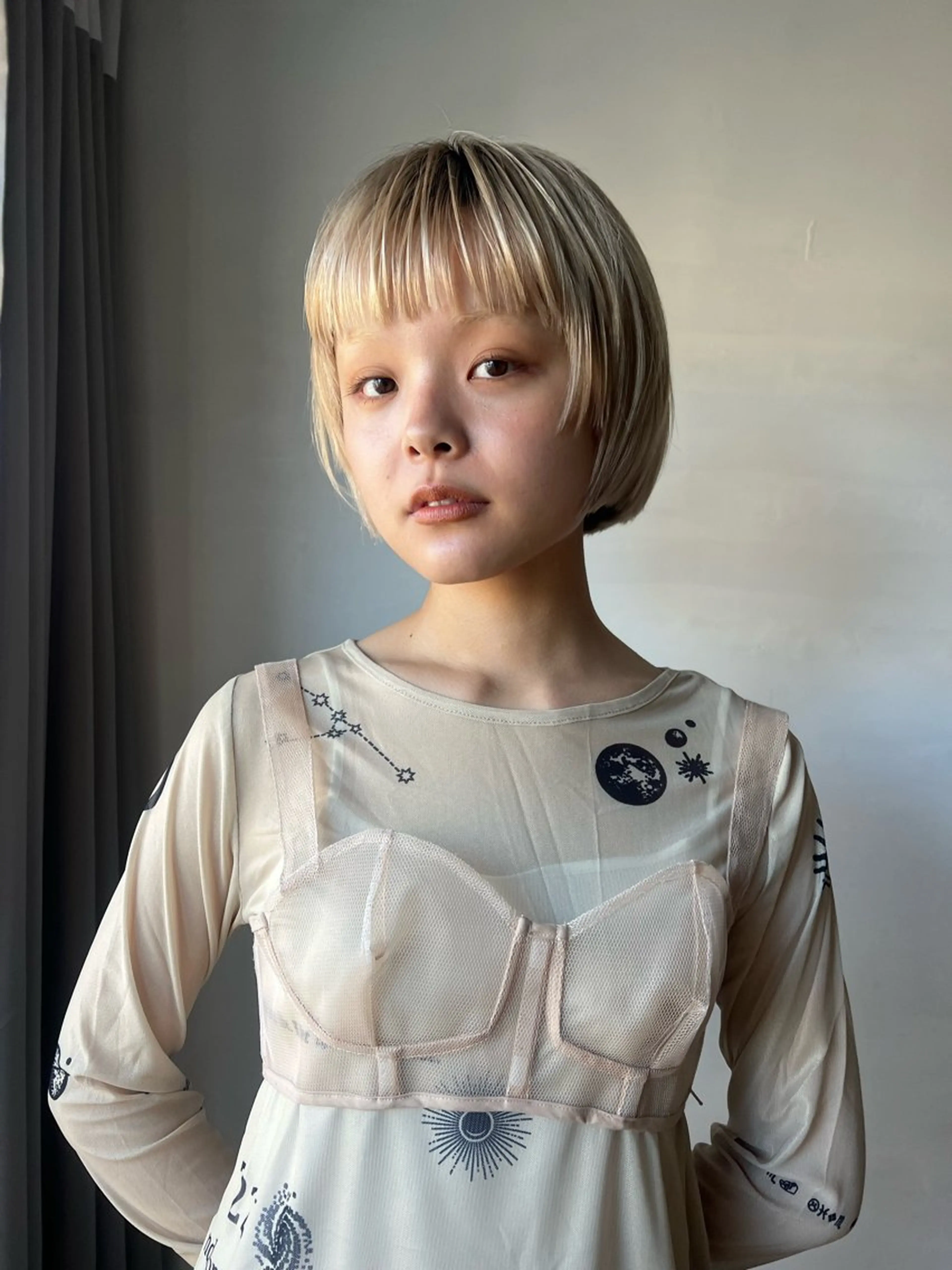 カラー yiye青山店所属・無料カットモデル /yuukaのヘアスタイル