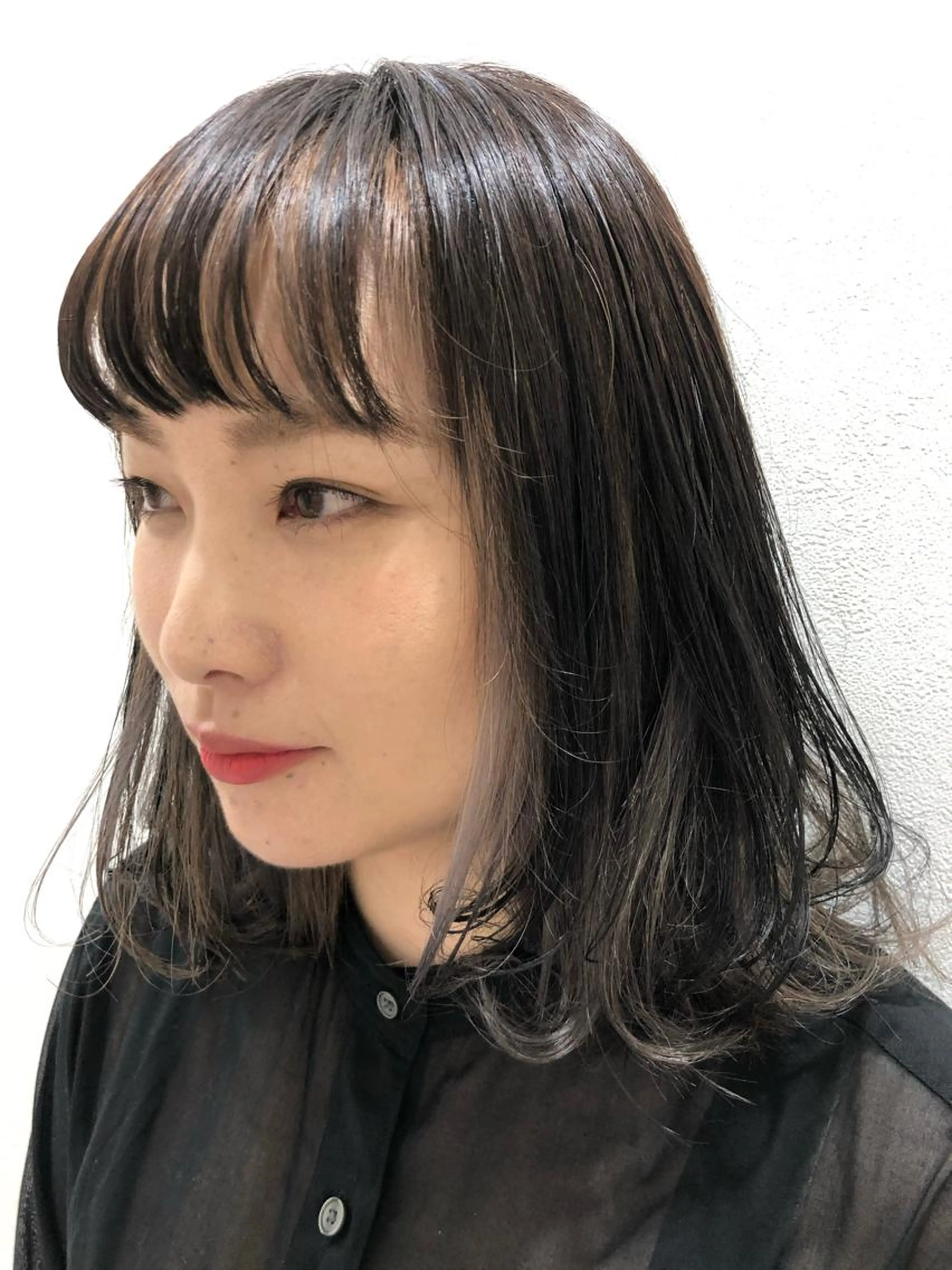 ✨さりげないおしゃれなスタイル✨【ポイントブリーチ+全体カラー+カットorトリートメント】の写真