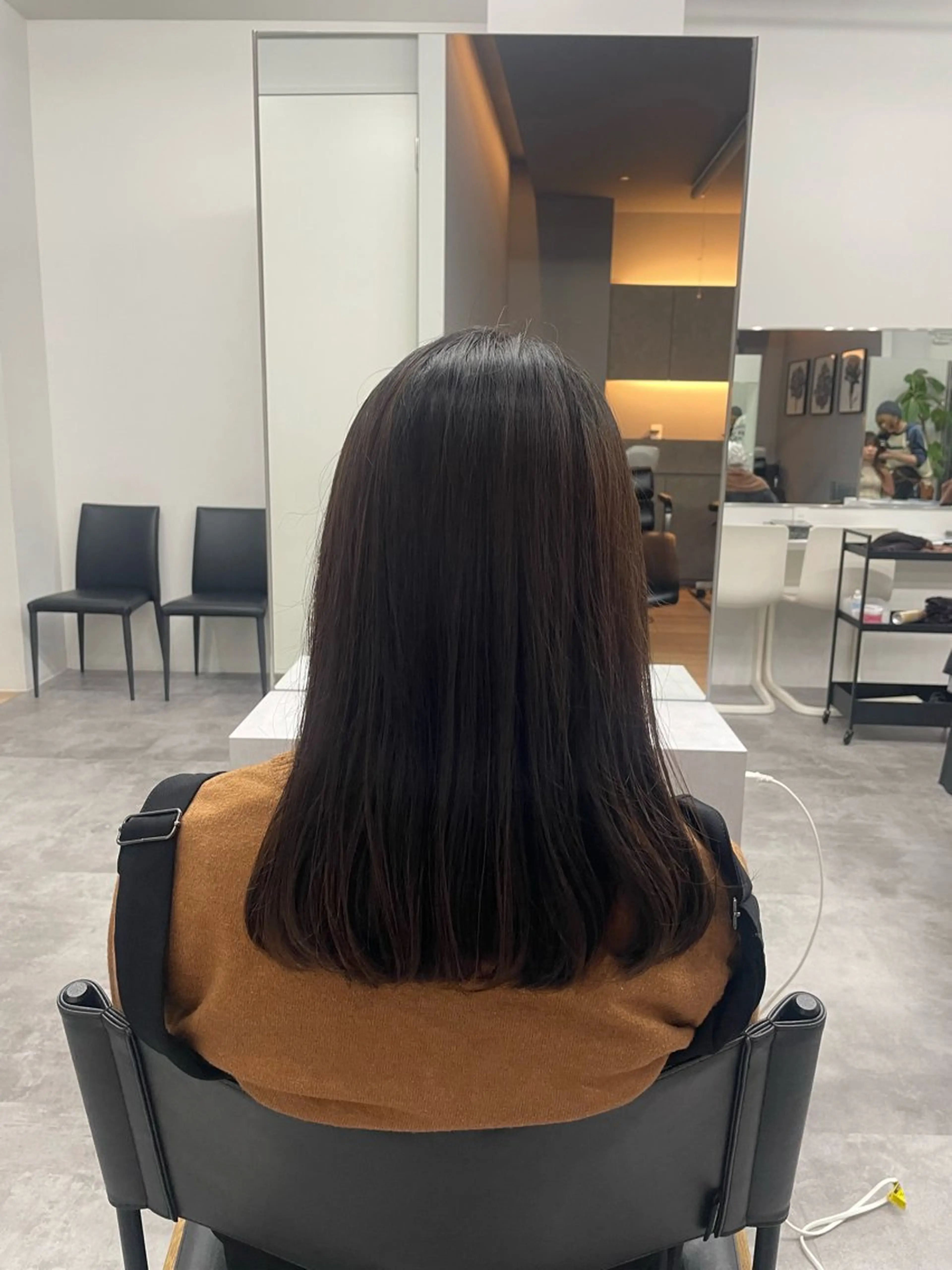 セミロング 縮毛矯正 🫧コウノミナ /縮毛矯正🫧のヘアスタイル