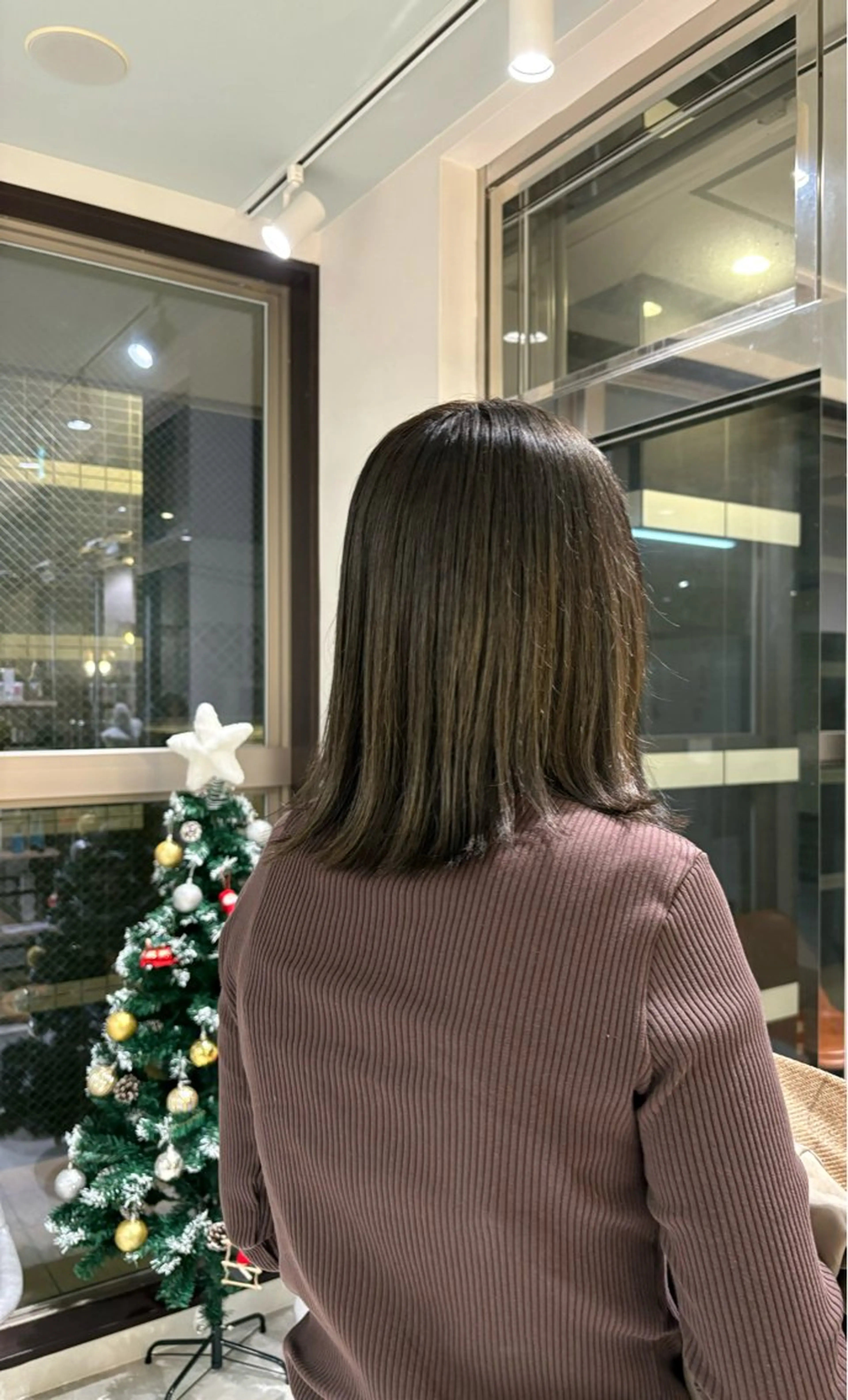 カラー ブラウンカラー ⠀ さおりのヘアスタイル