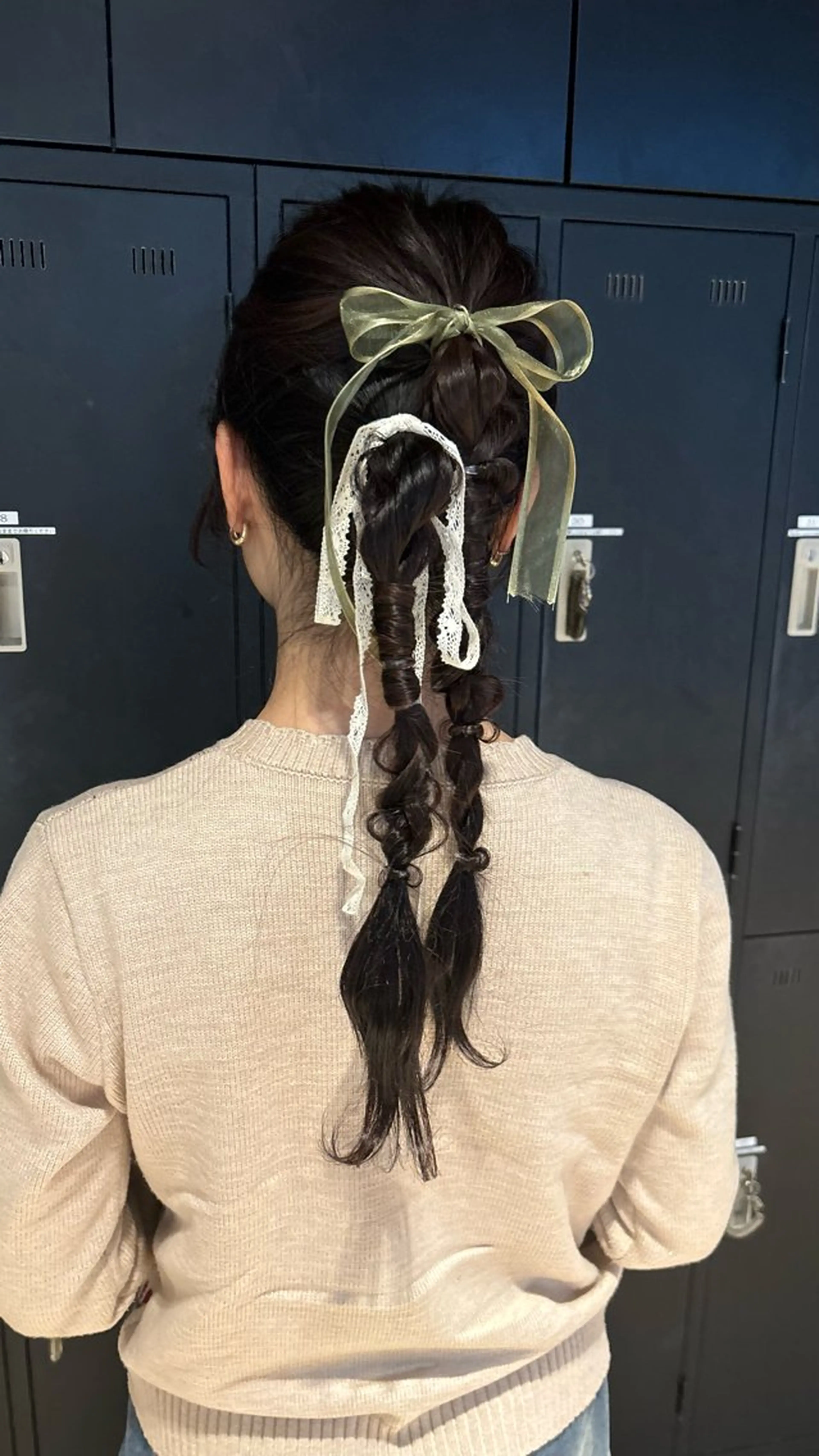 ロング seri💜艶カラー 💖ヘアアレンジのヘアスタイル