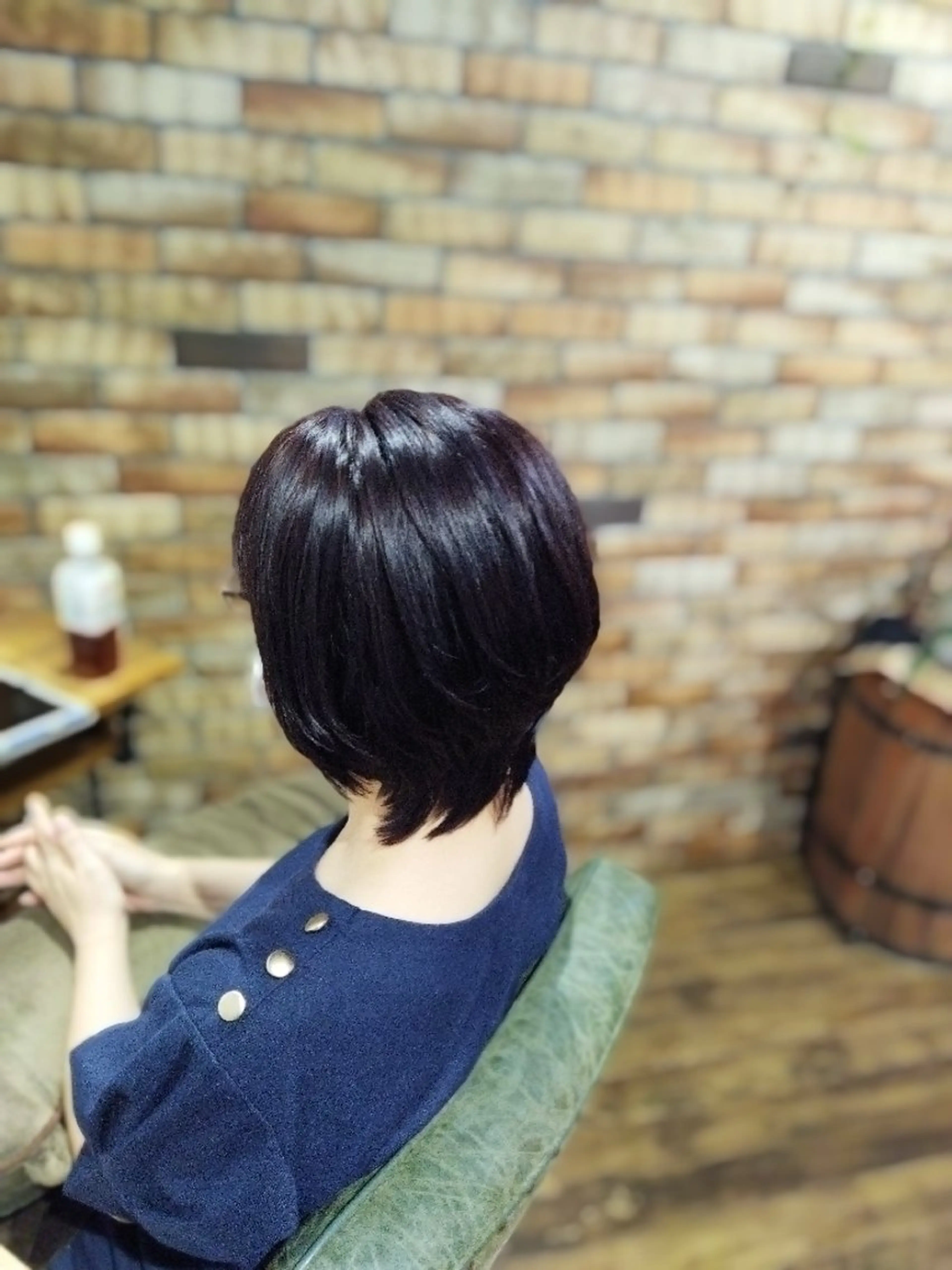 カラー ショート ウルフカット カット ヘアカラー 北林 弘展のヘアスタイル