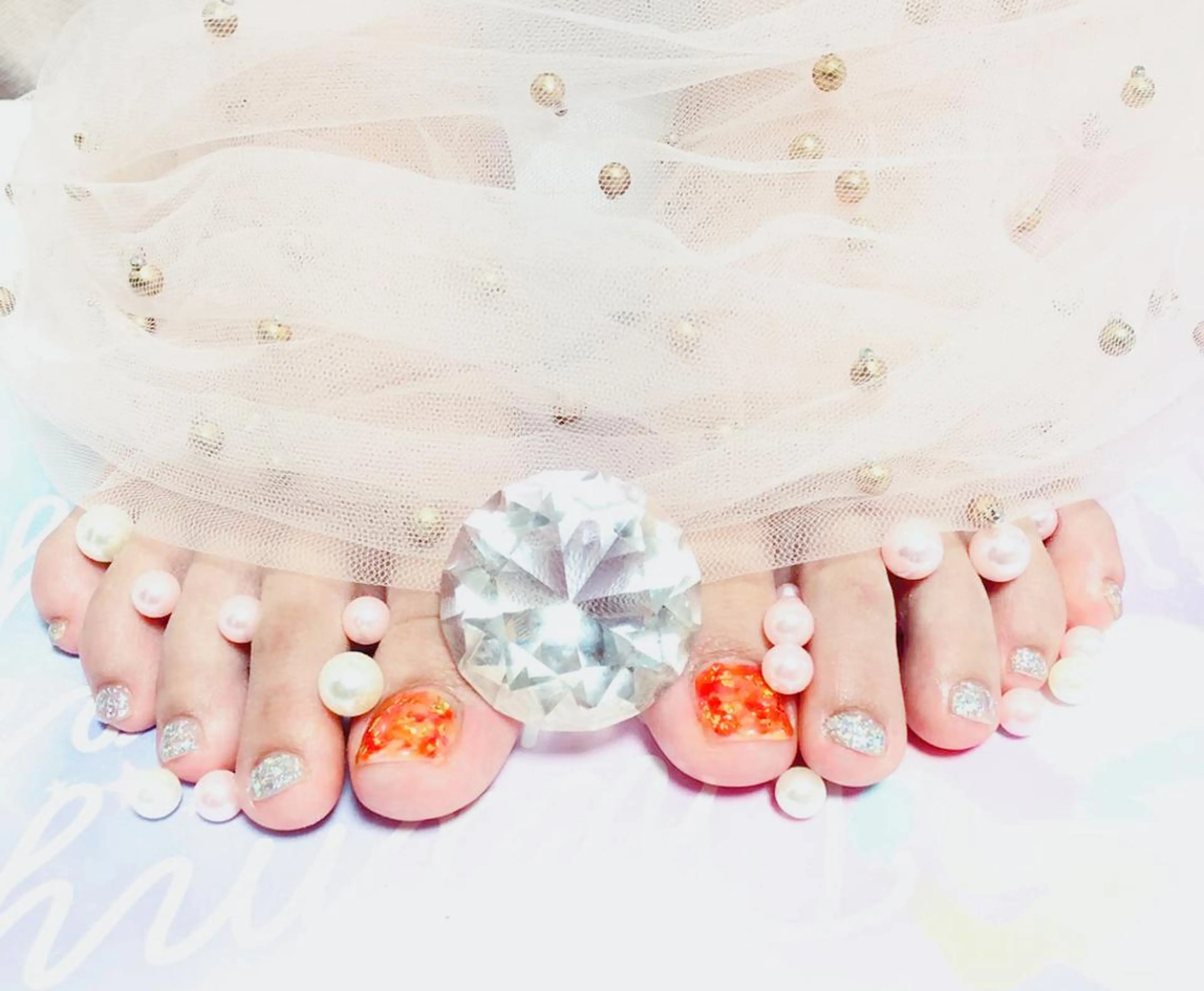 ネイル フットネイル マジックミラー所属・マジック ミラーのネイルデザイン