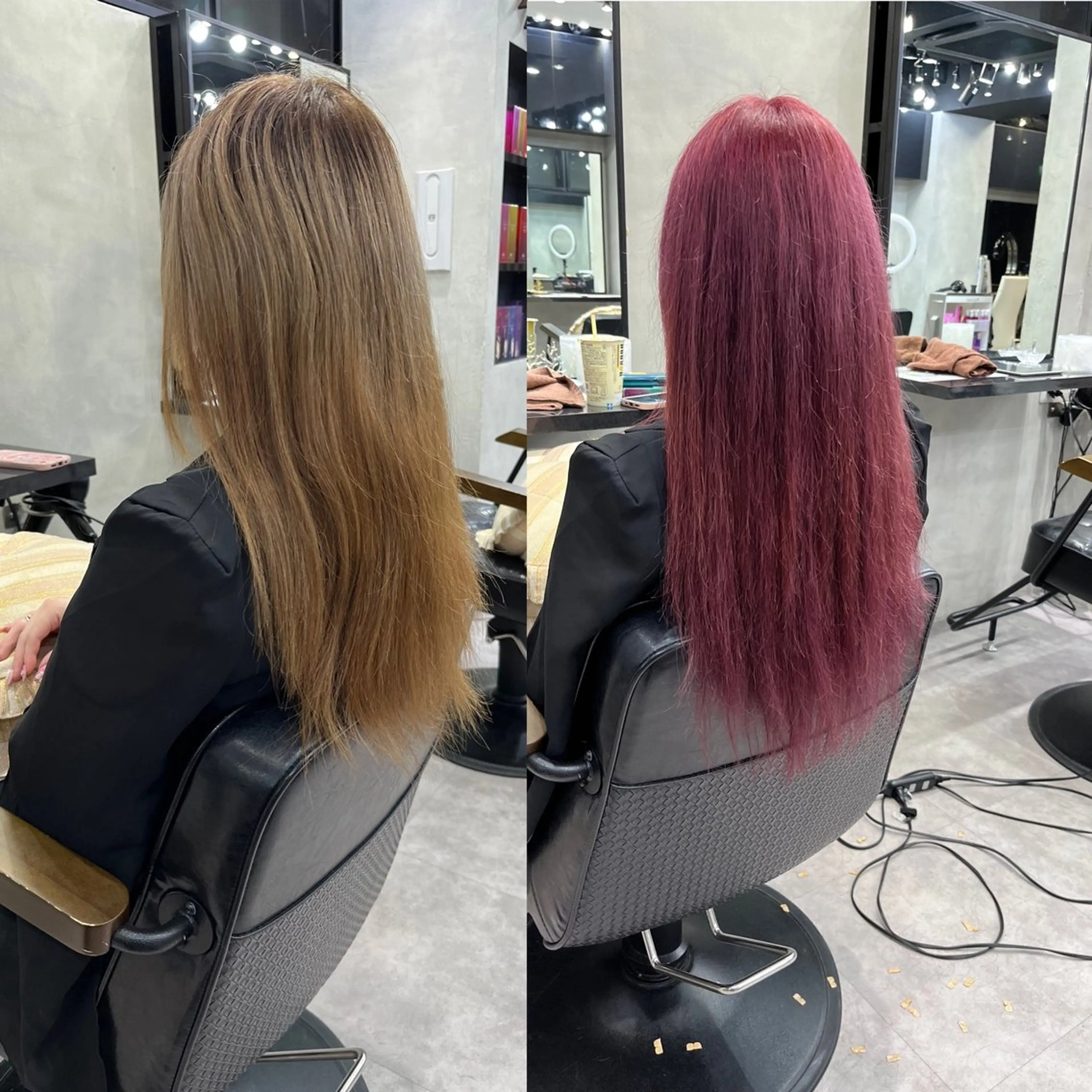 セミロング 濱川響太レディース カットモデルのヘアスタイル