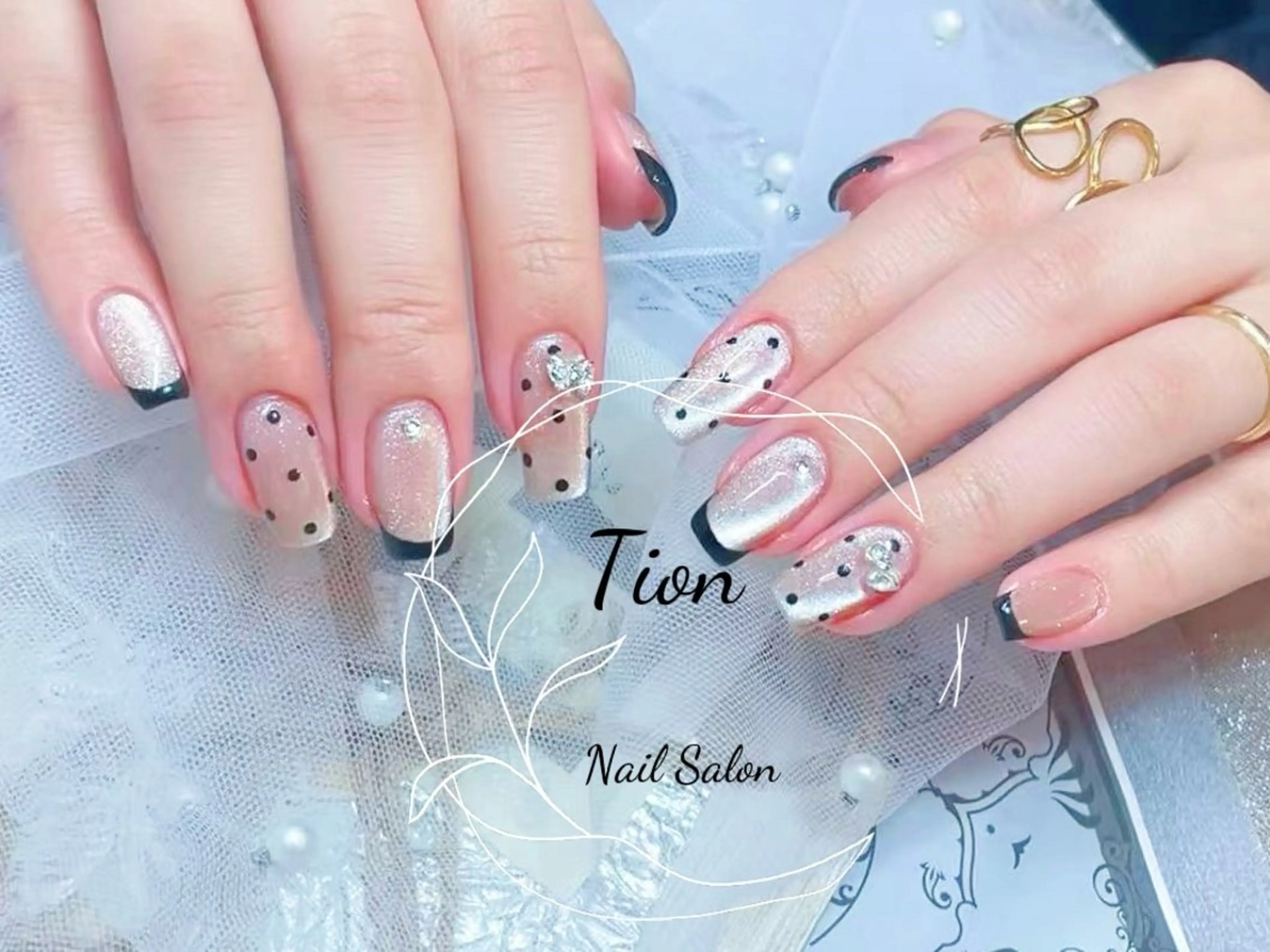 ネイル チークネイル 長さ出し フットネイル フレンチネイル ジェルネイル Nailsalon Tion武蔵小杉店のネイルデザイン