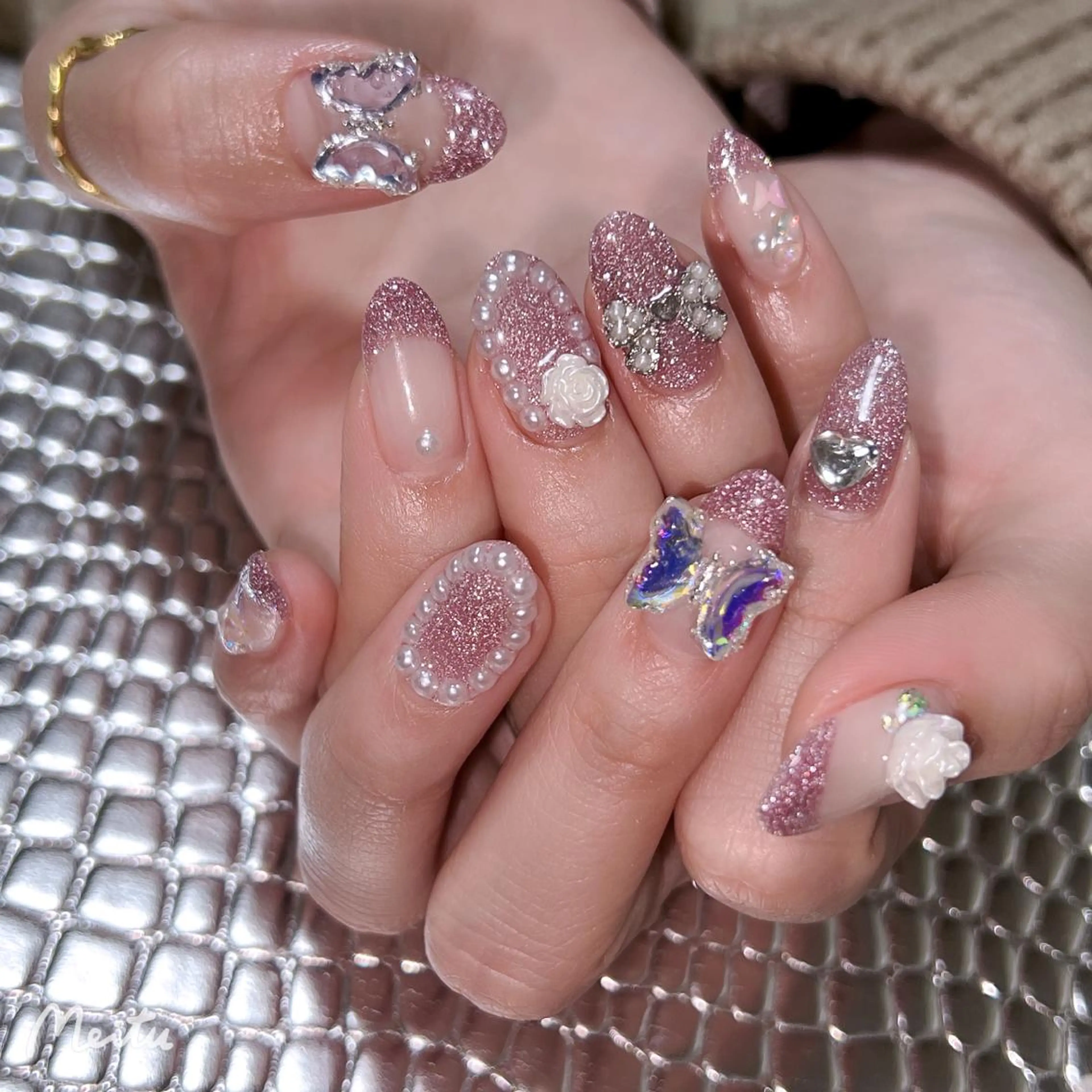 ネイル フラッシュネイル キラキラネイル 林 ✨syousyouのネイルデザイン