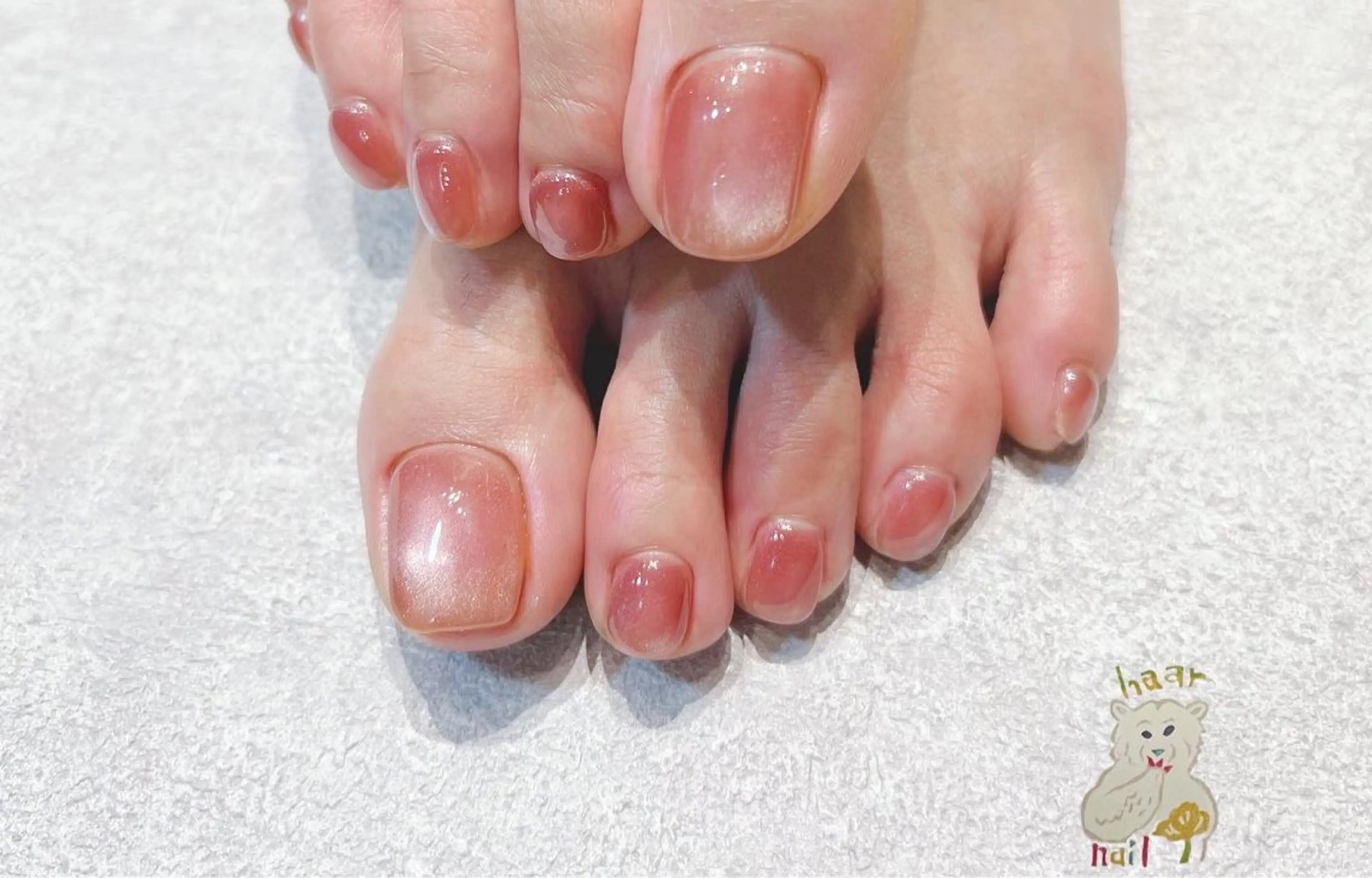 ネイル フットネイル 深田 加代のネイルデザイン