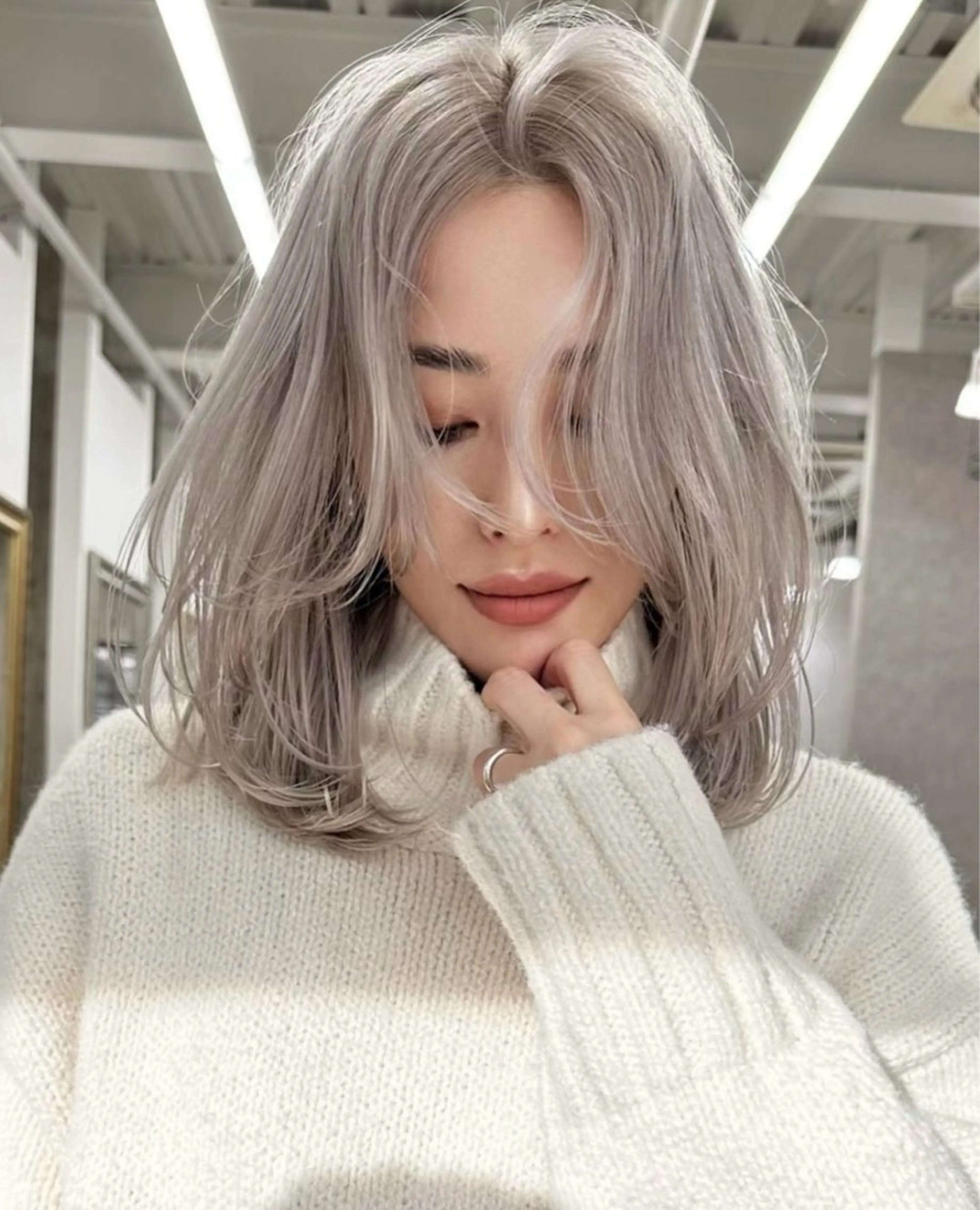 ミディアム LINOET 名古屋所属・中道 晶のヘアスタイル