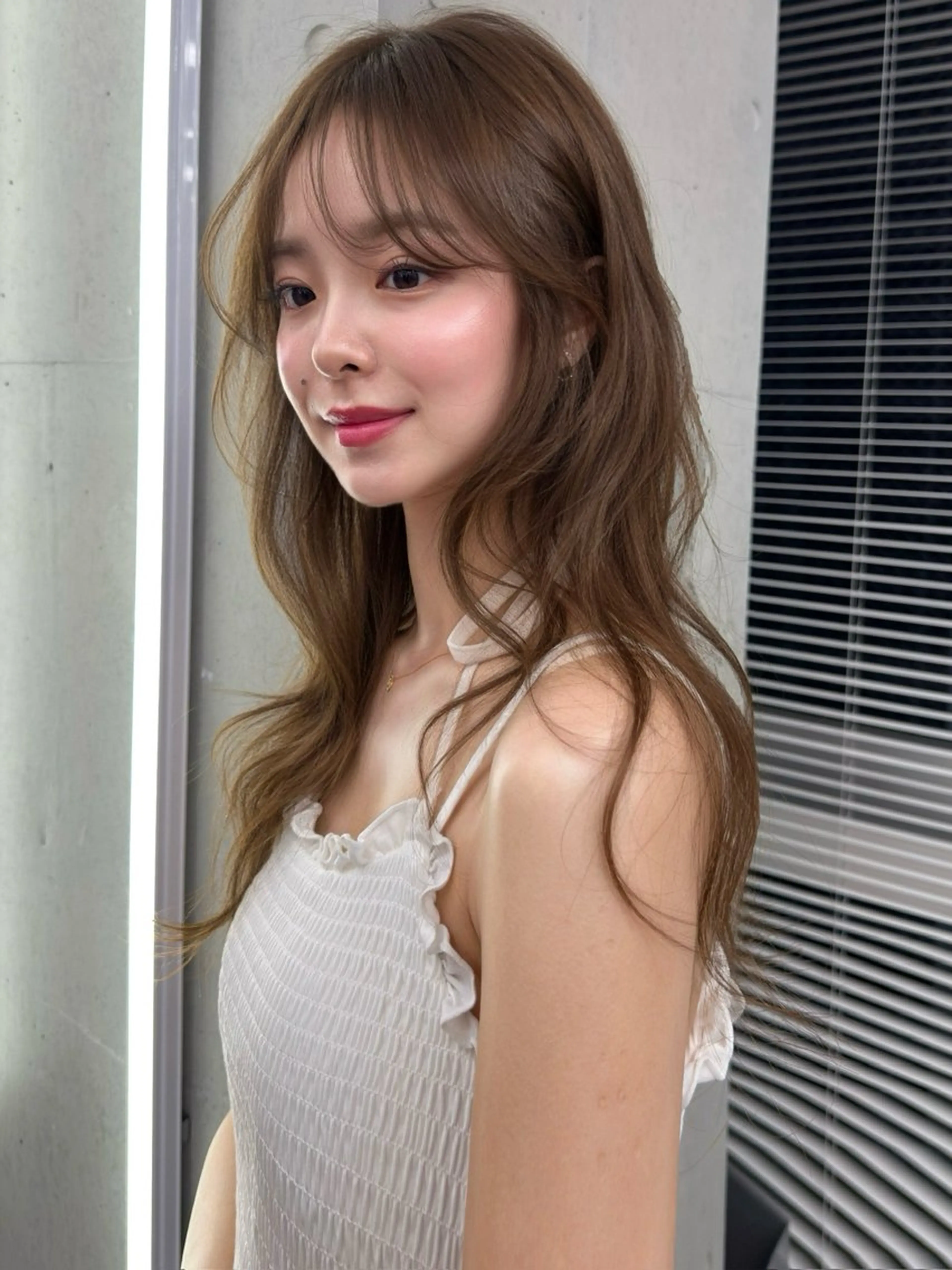 ロング カット ヘアカラー トリートメント Miyu/透明感 カラー/レイヤーのヘアスタイル