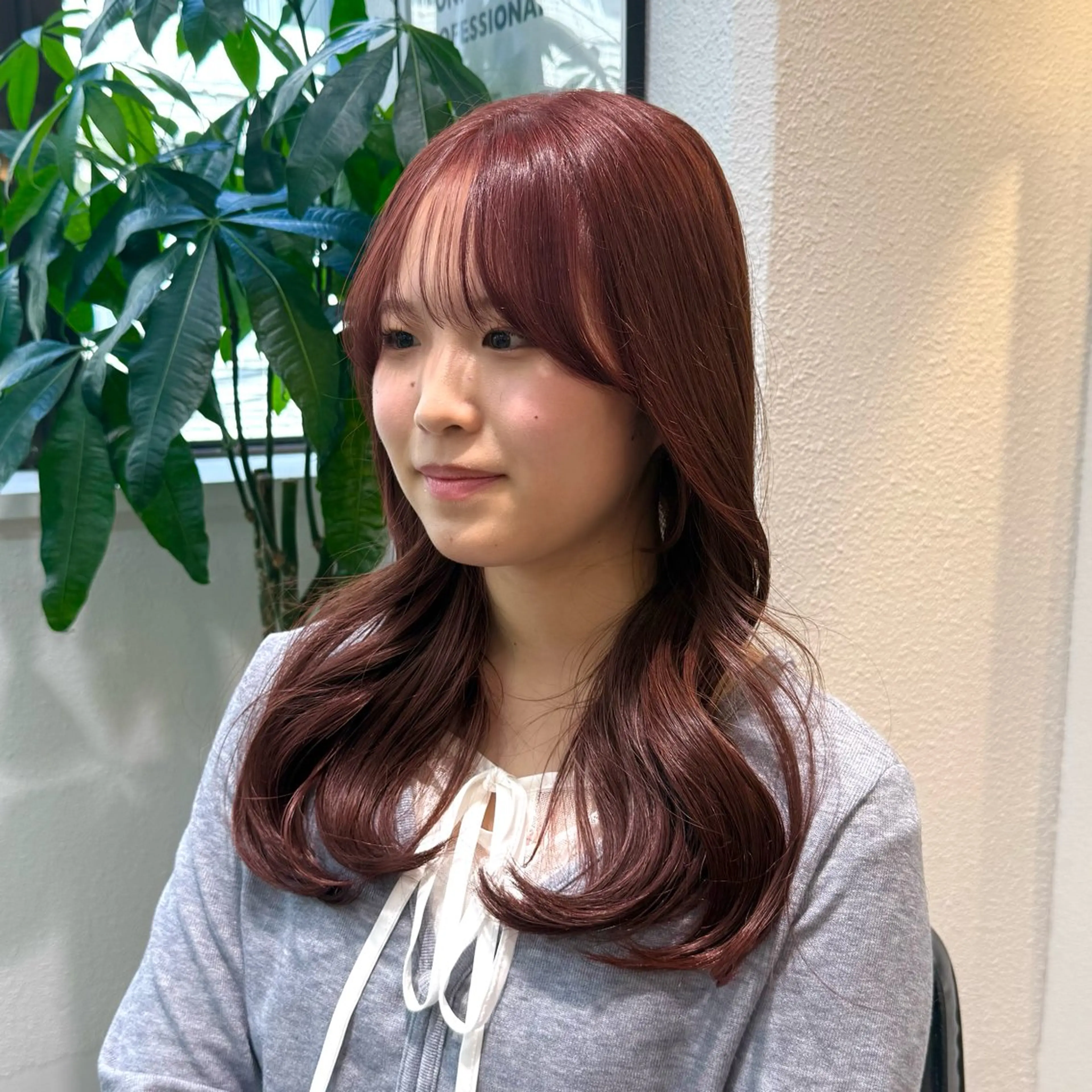 ロング カット ヘアカラー トリートメント レイヤーカット 縮毛矯正 高杉颯汰のヘアスタイル