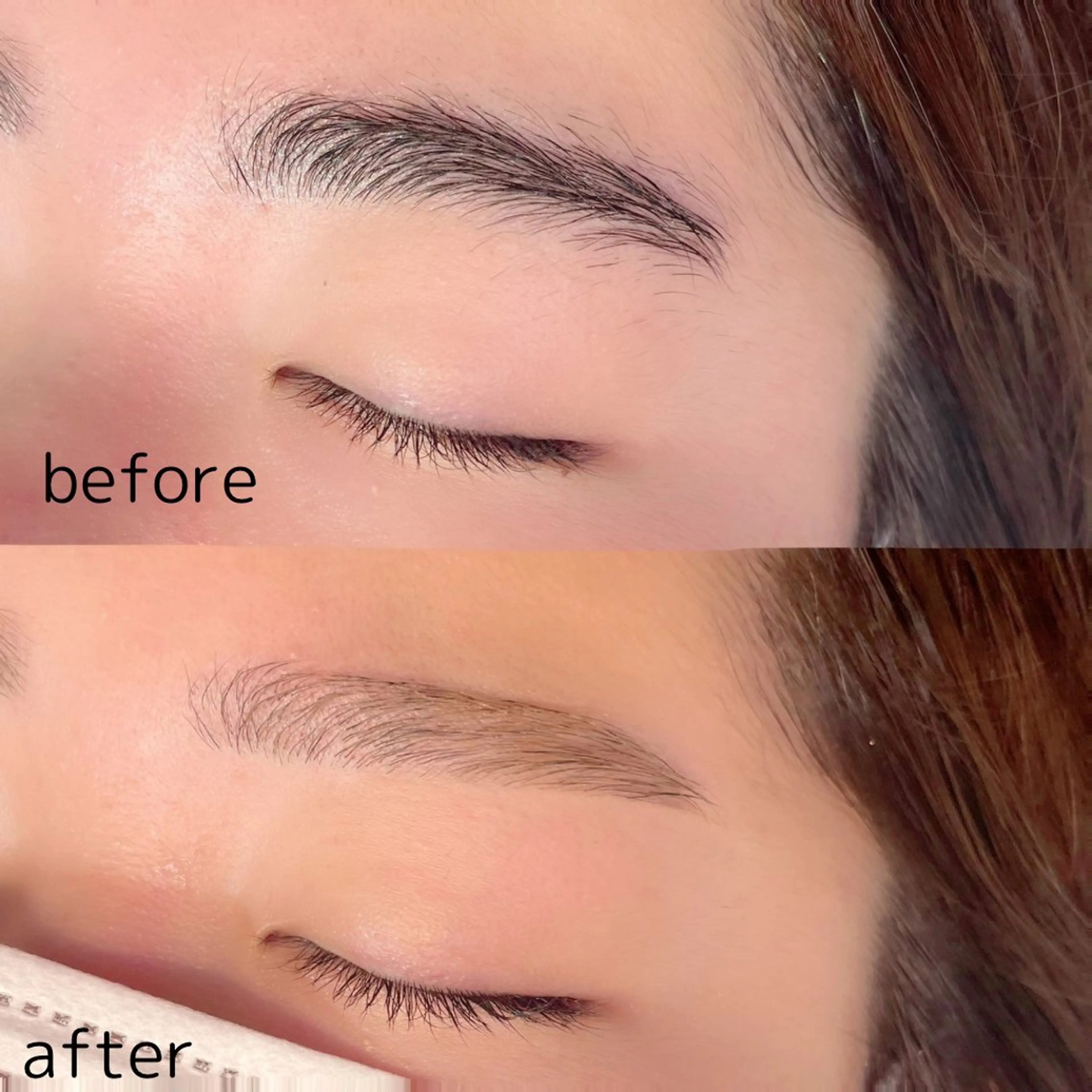 アイブロウ 眉毛ワックス脱毛 Maki まきのマツエク・マツパデザイン