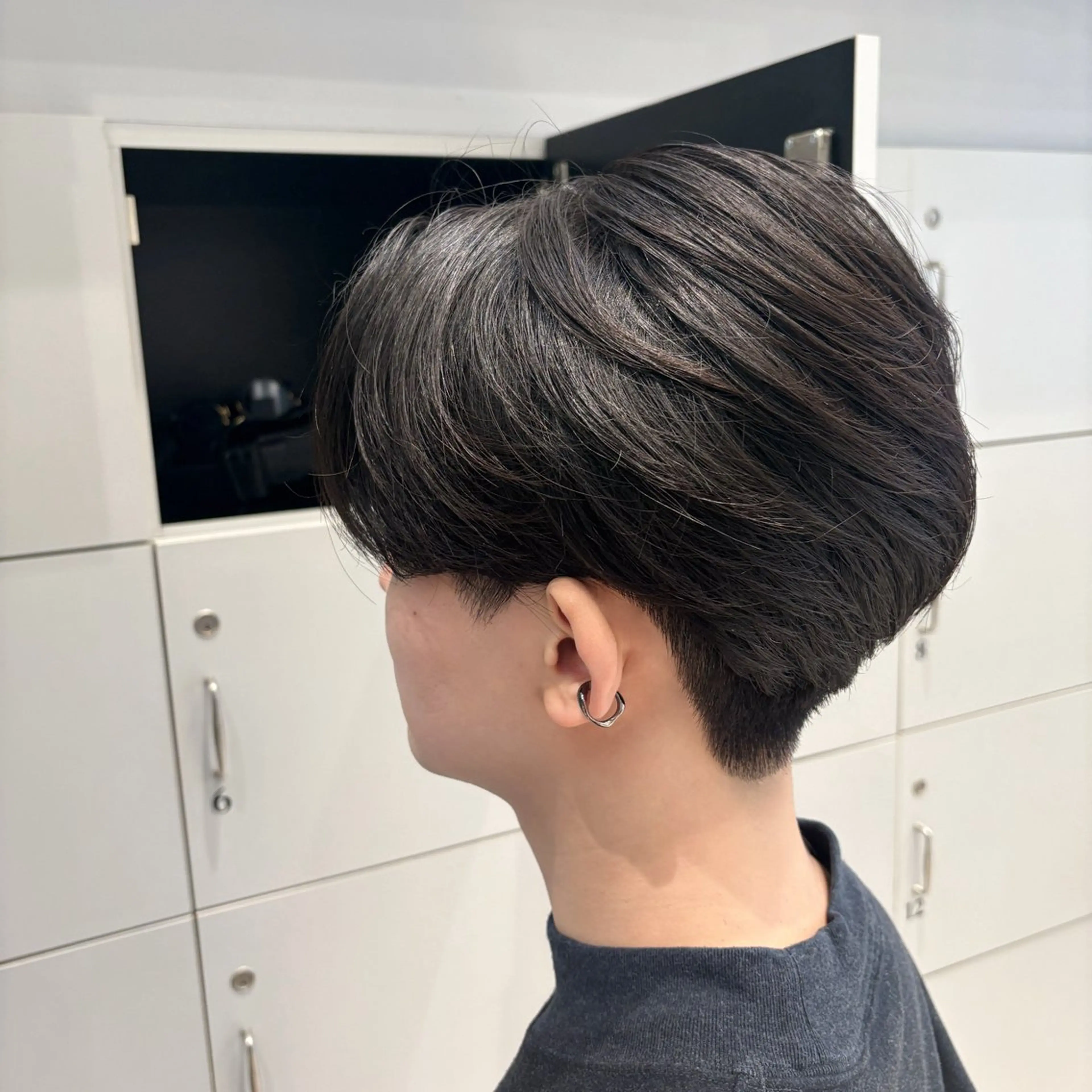 メンズ 李 文のヘアスタイル