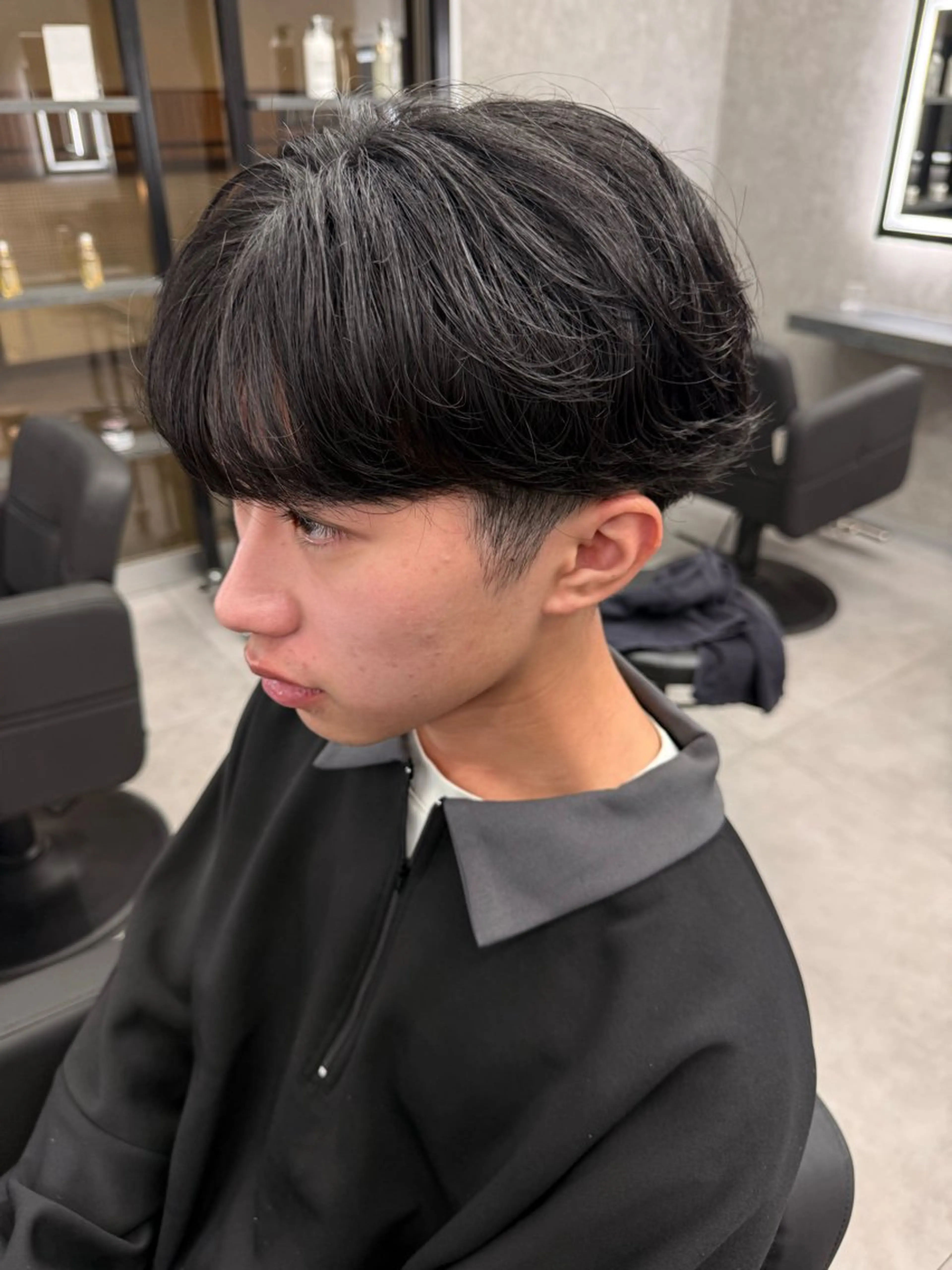 ミディアム 本田 春音のヘアスタイル