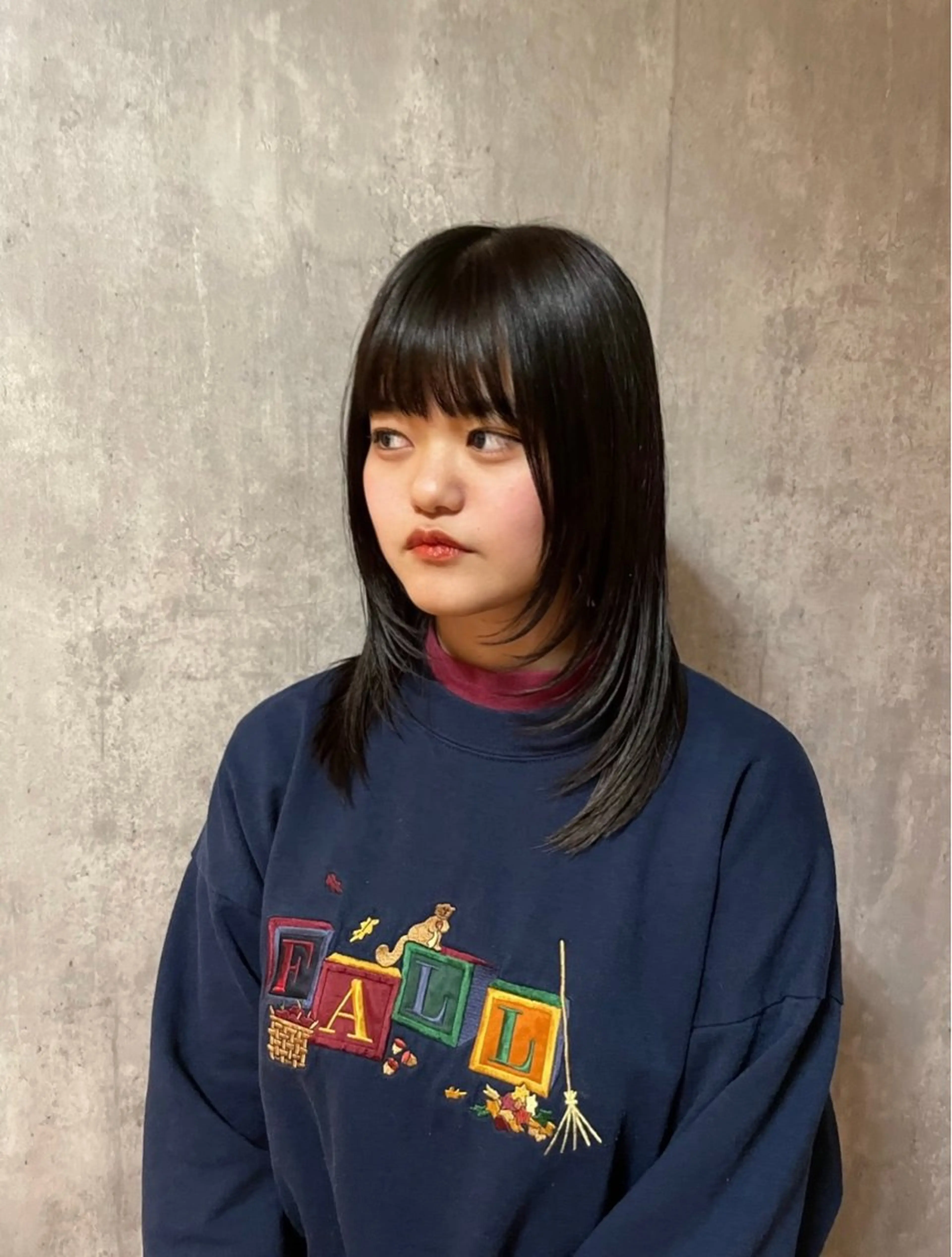 ミディアム レイヤーカット メンズカット募集 草野のヘアスタイル