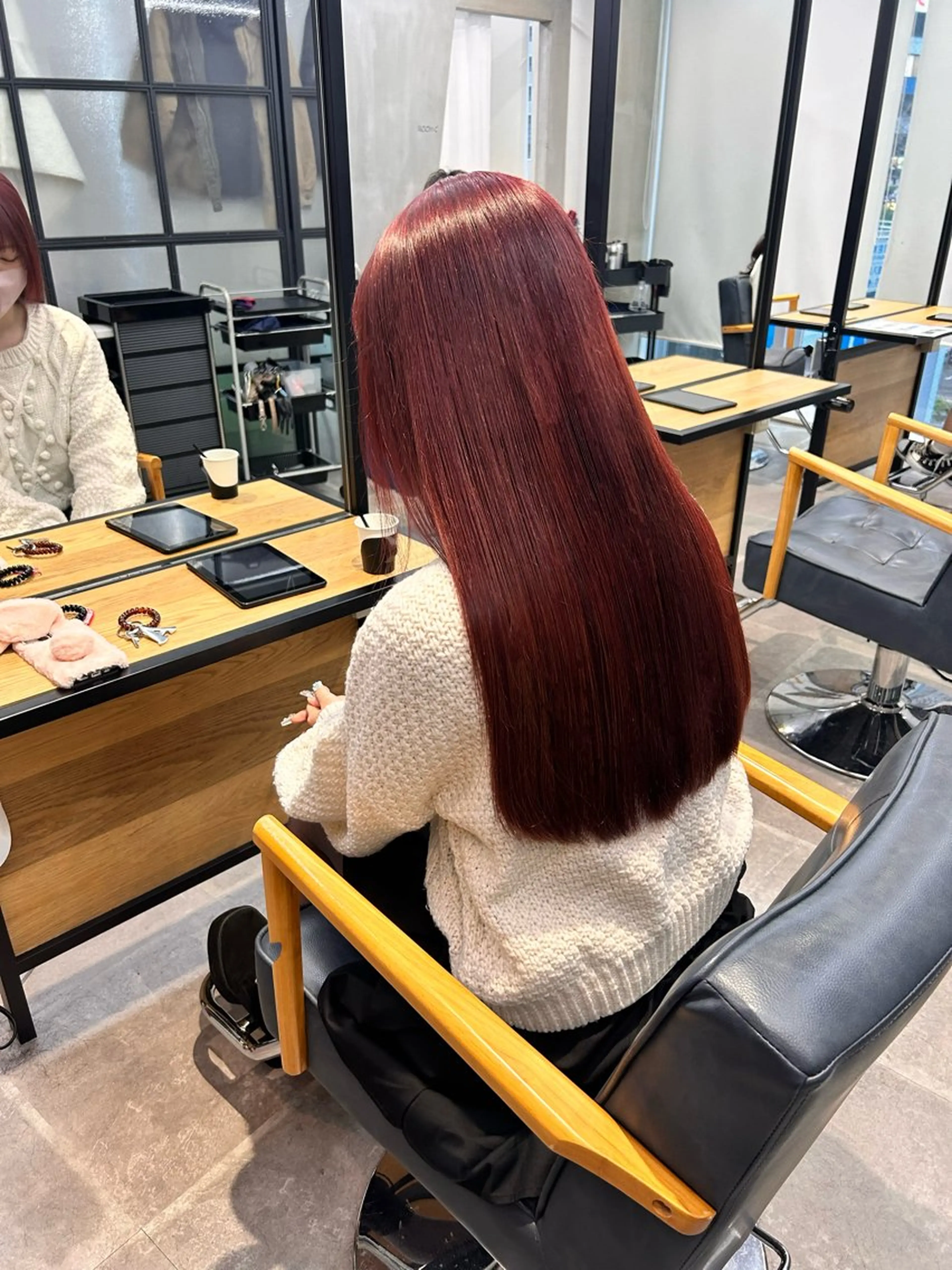 ロング カラー 韓国×髪質改善カラー 💎hinaのヘアスタイル