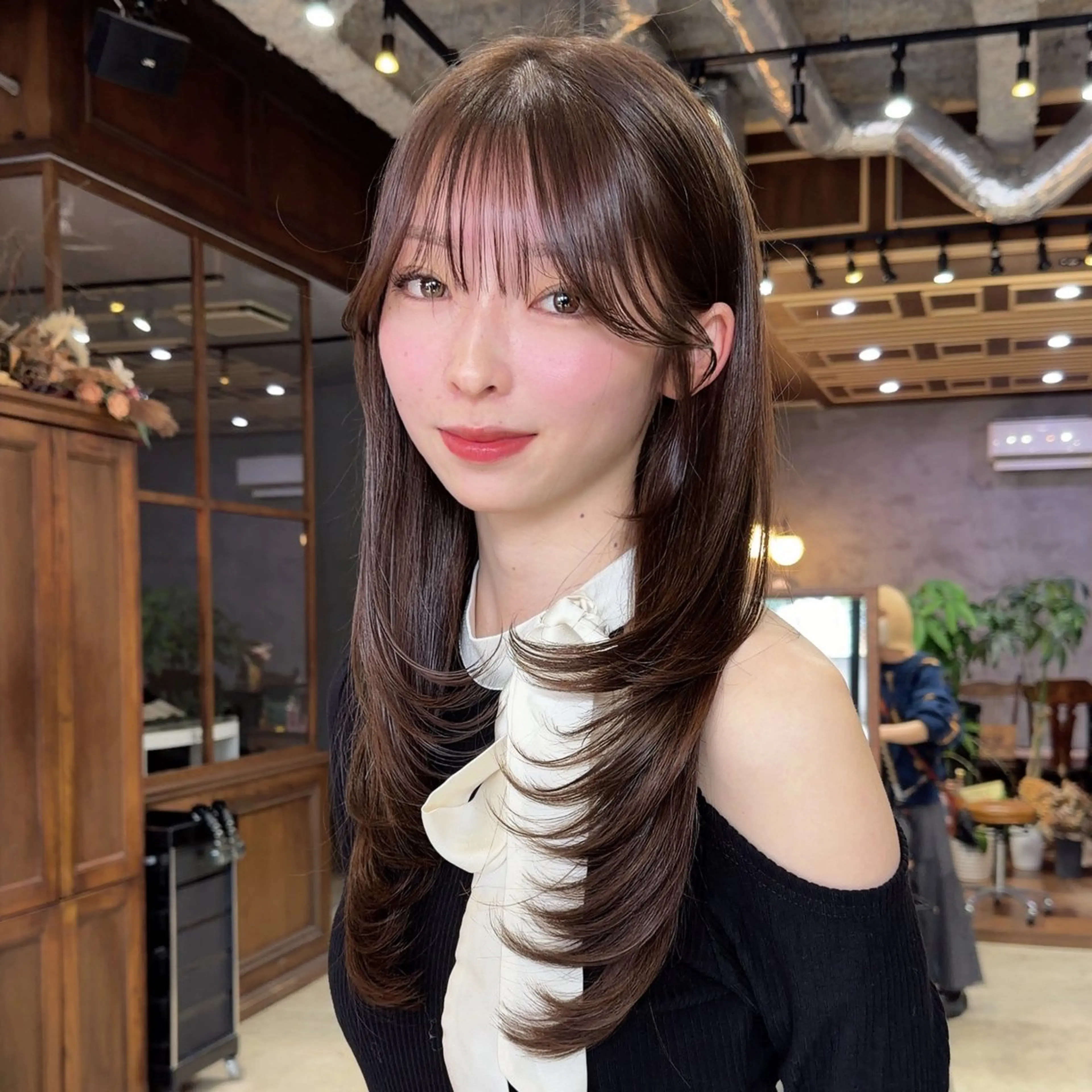 ロング カット ヘアカラー 縮毛矯正/レイヤー 松田空優哉のヘアスタイル