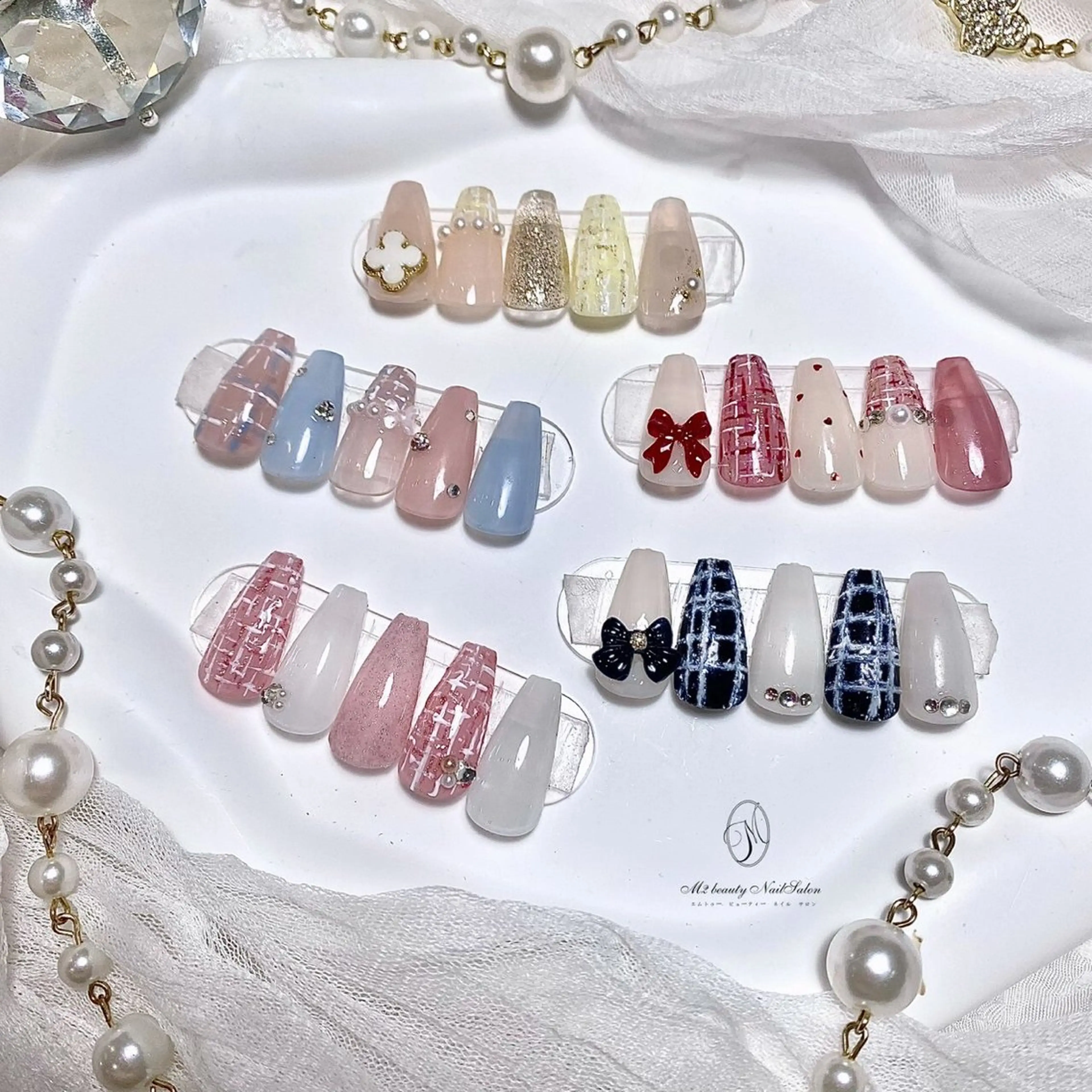 ネイル アートネイル 長さ出し ジェルネイル パラジェル スカルプネイル ハンドネイル M2 beauty Nankaのネイルデザイン