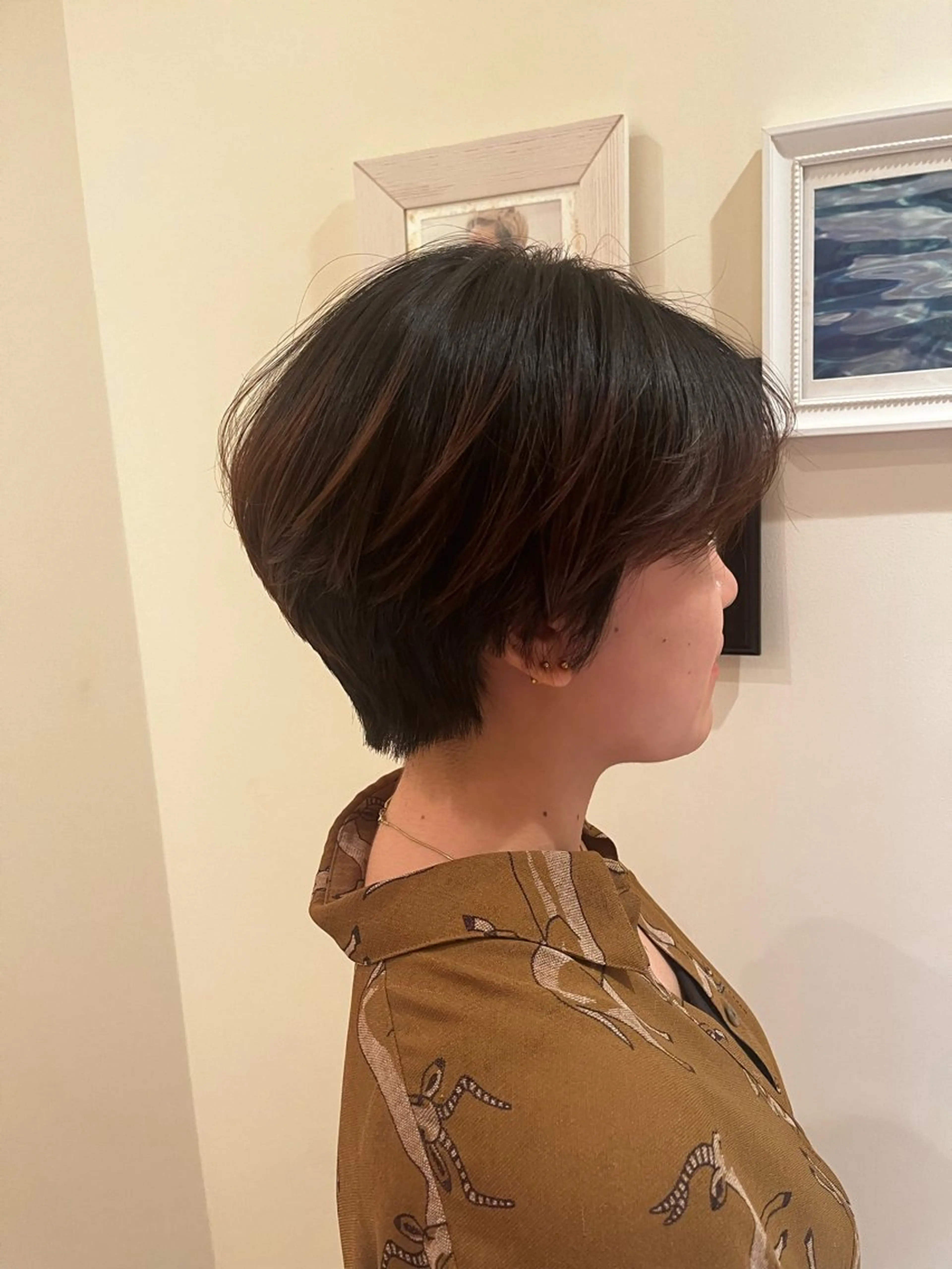 ショート 田内 満里奈のヘアスタイル