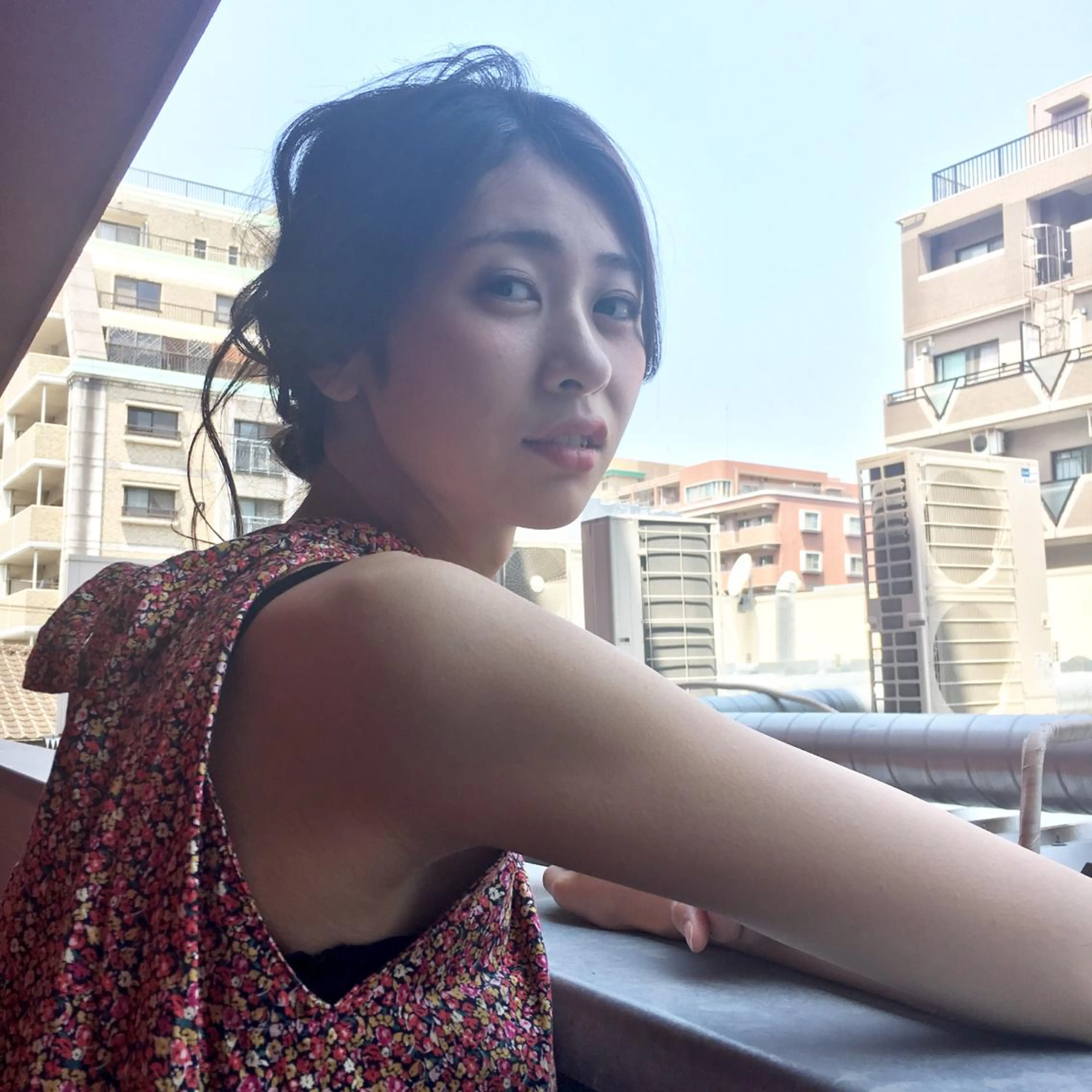 セミロング ヘアアレンジ 上川 美幸のヘアスタイル