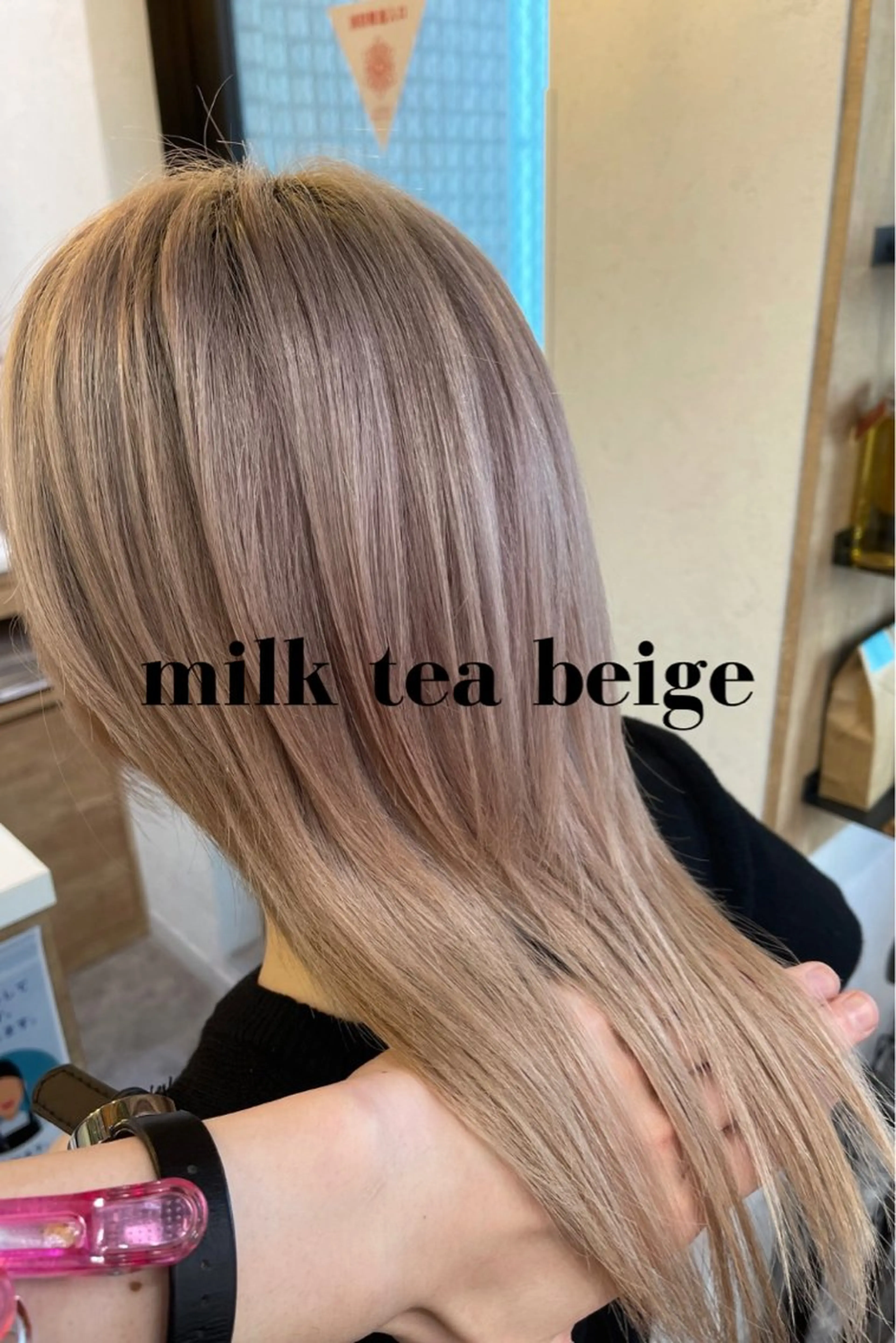 セミロング カラー charm《銀座》 ヘアセット/縮毛矯正のヘアスタイル